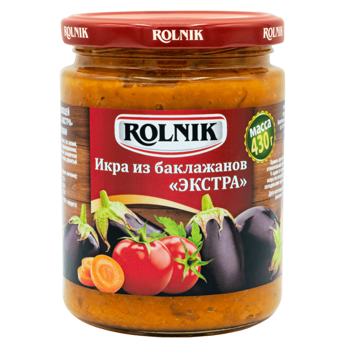 Икра из баклажанов «Rolnik» экстра
