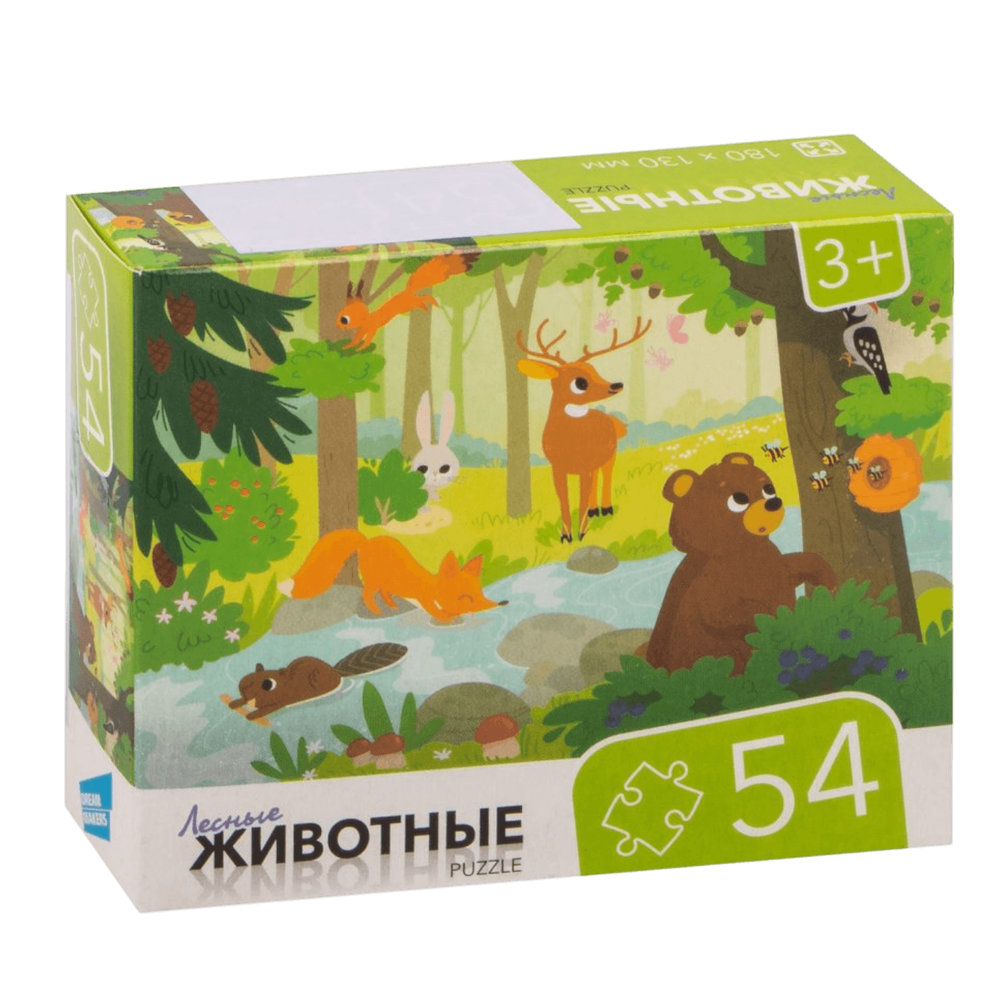 Пазлы «Лесные животные» 54