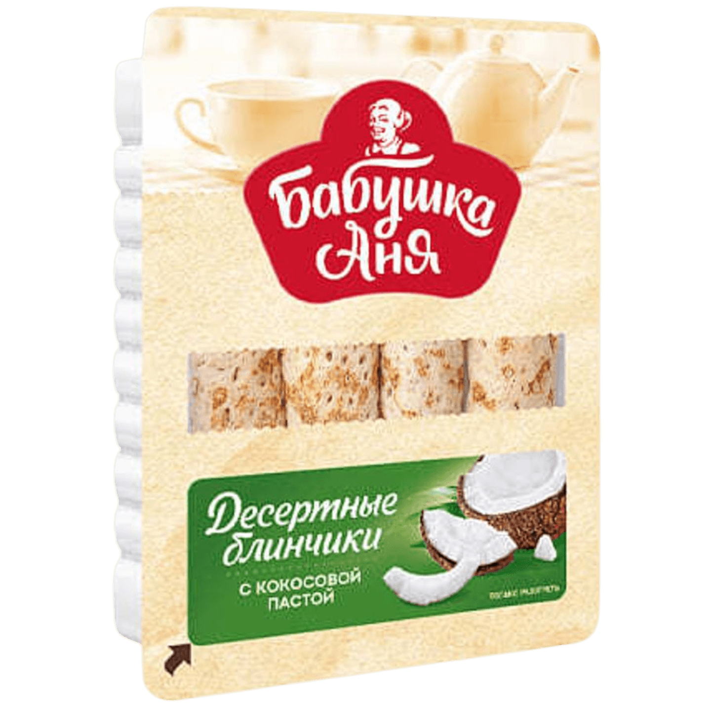 Блинчики «Бабушка Аня» с кокосовой пастой