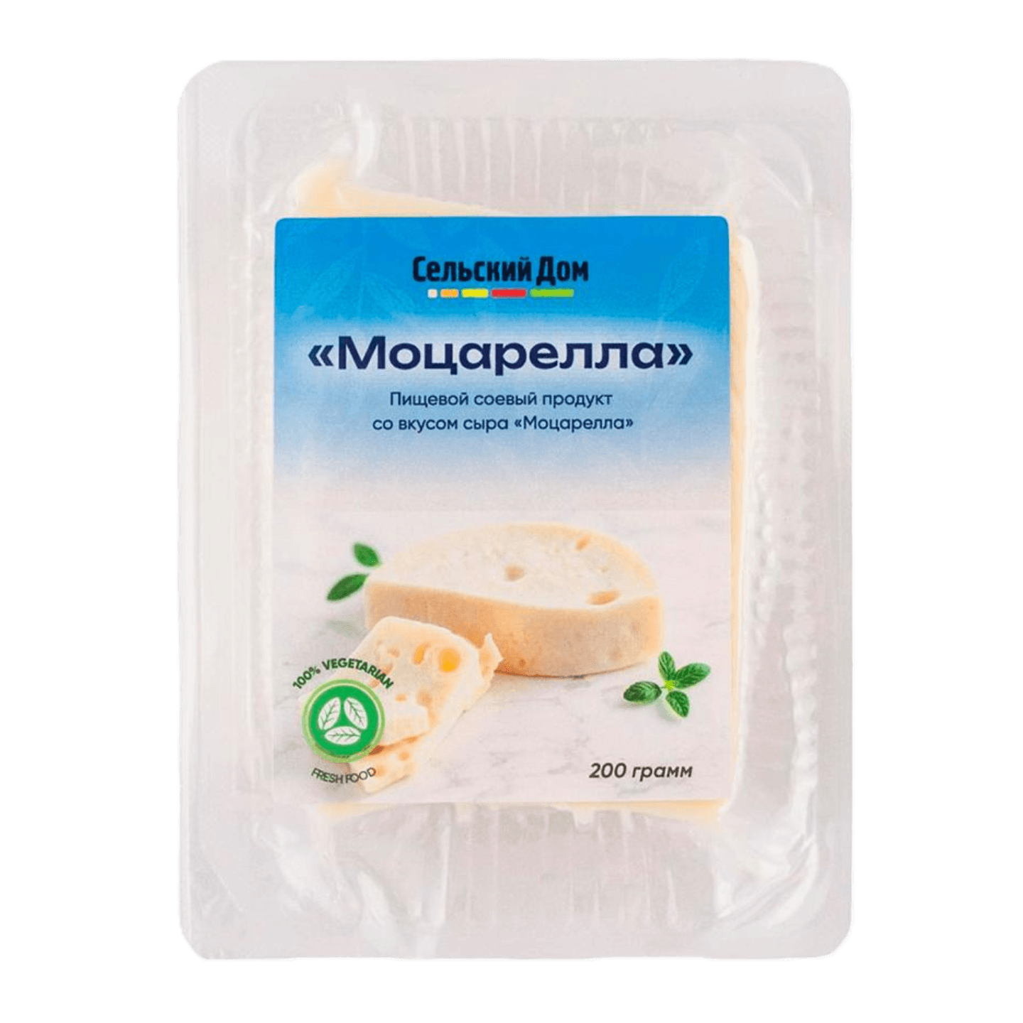 Продукт соевый «Сельский дом» вкус сыра моцарелла