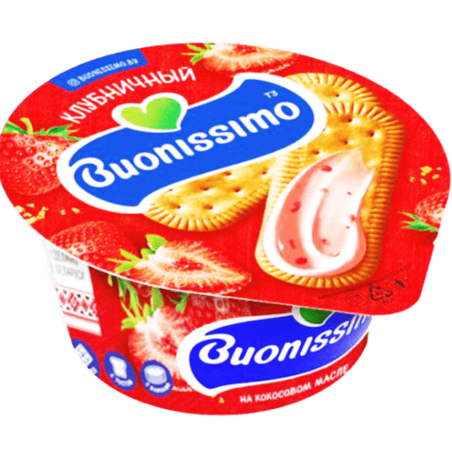 Крем с творогом «Buonissimo» клубничный