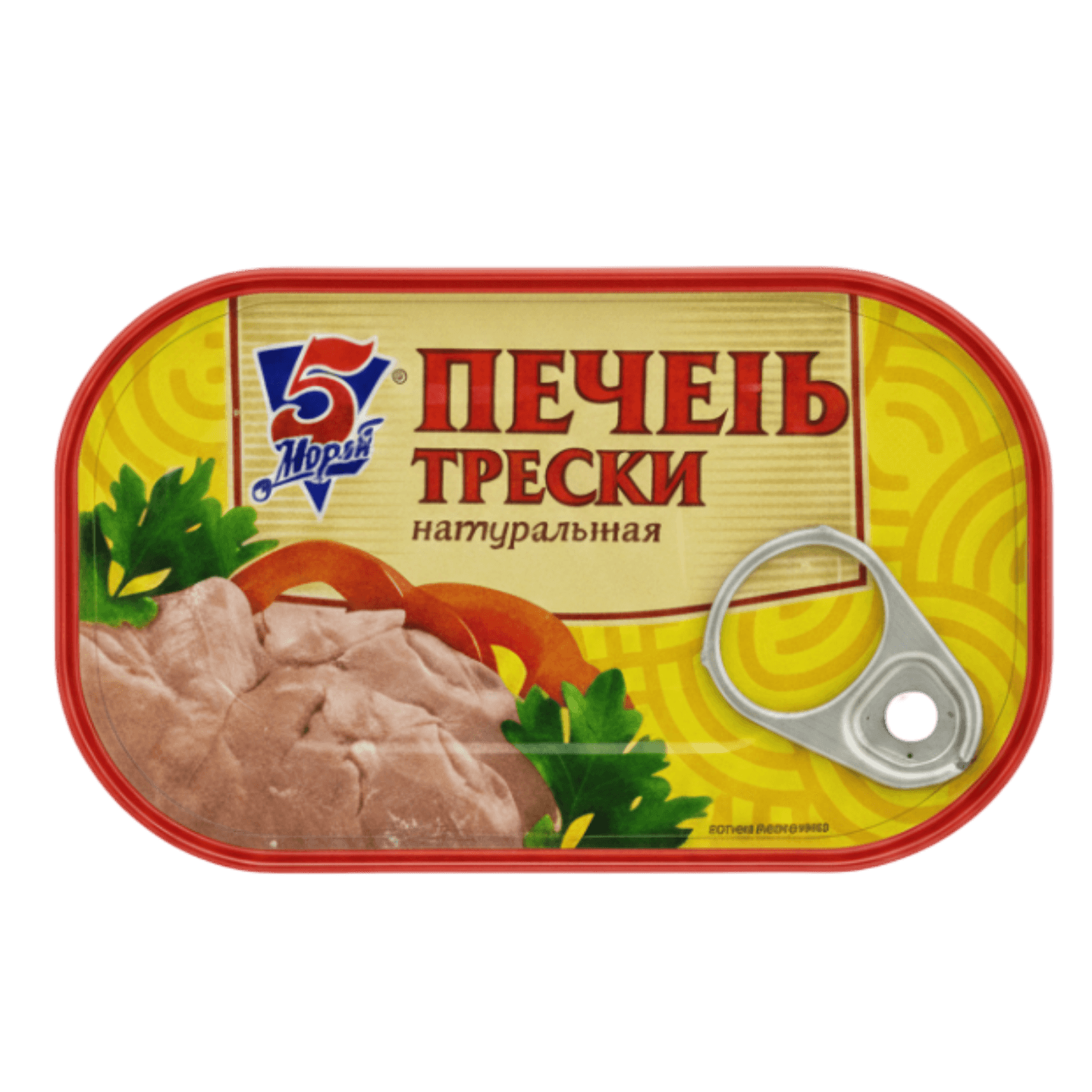 Печень трески «5 морей» натуральная - Рыба и точка