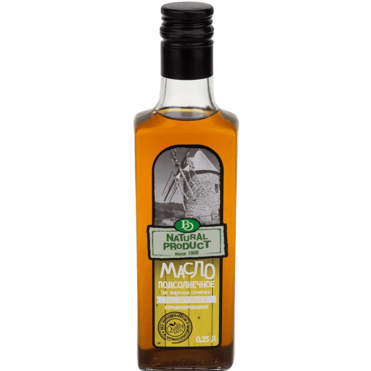 Масло подсолнечное нерафинированное «Natural product»
