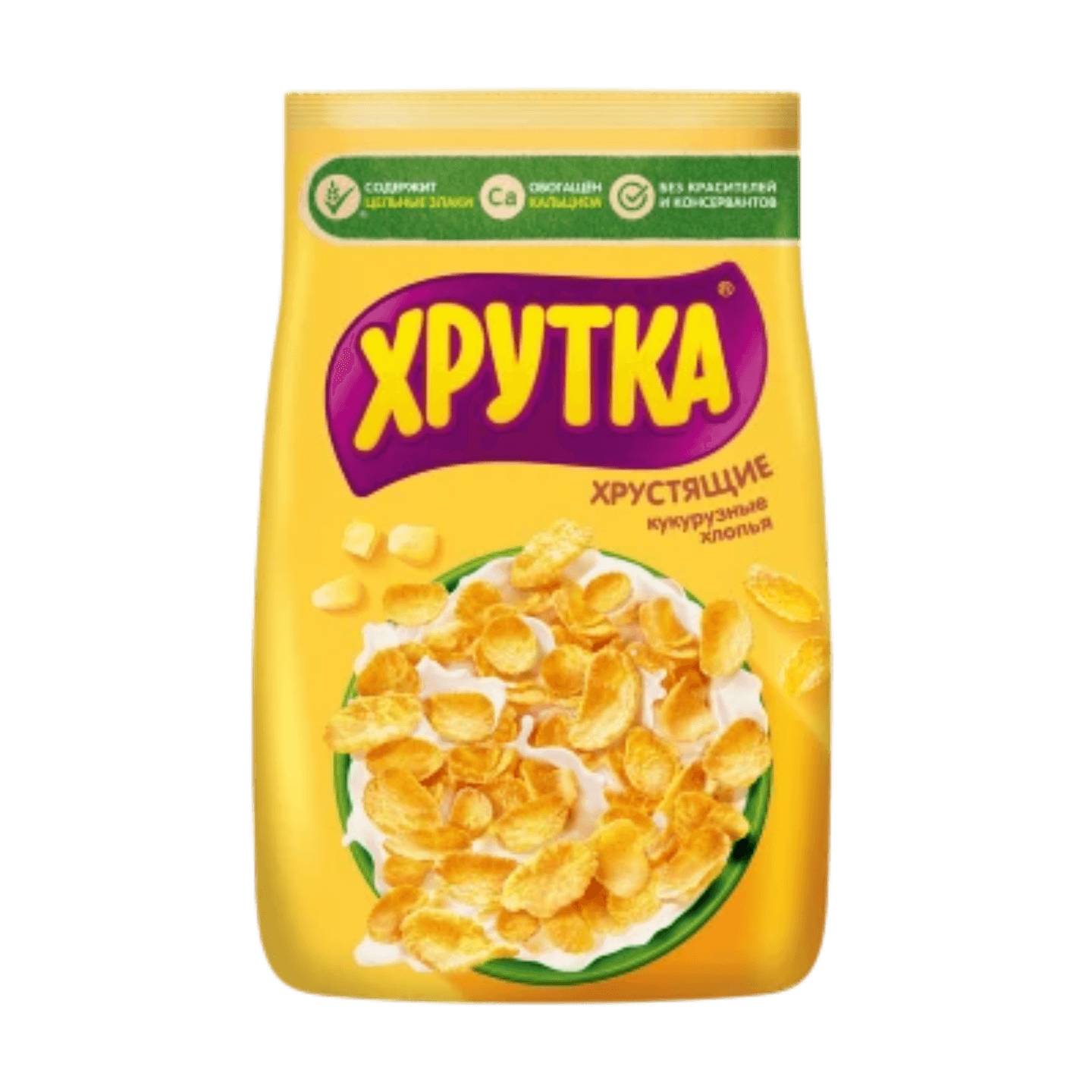 Хлопья кукурузные «Хрутка» обогащенные кальцием