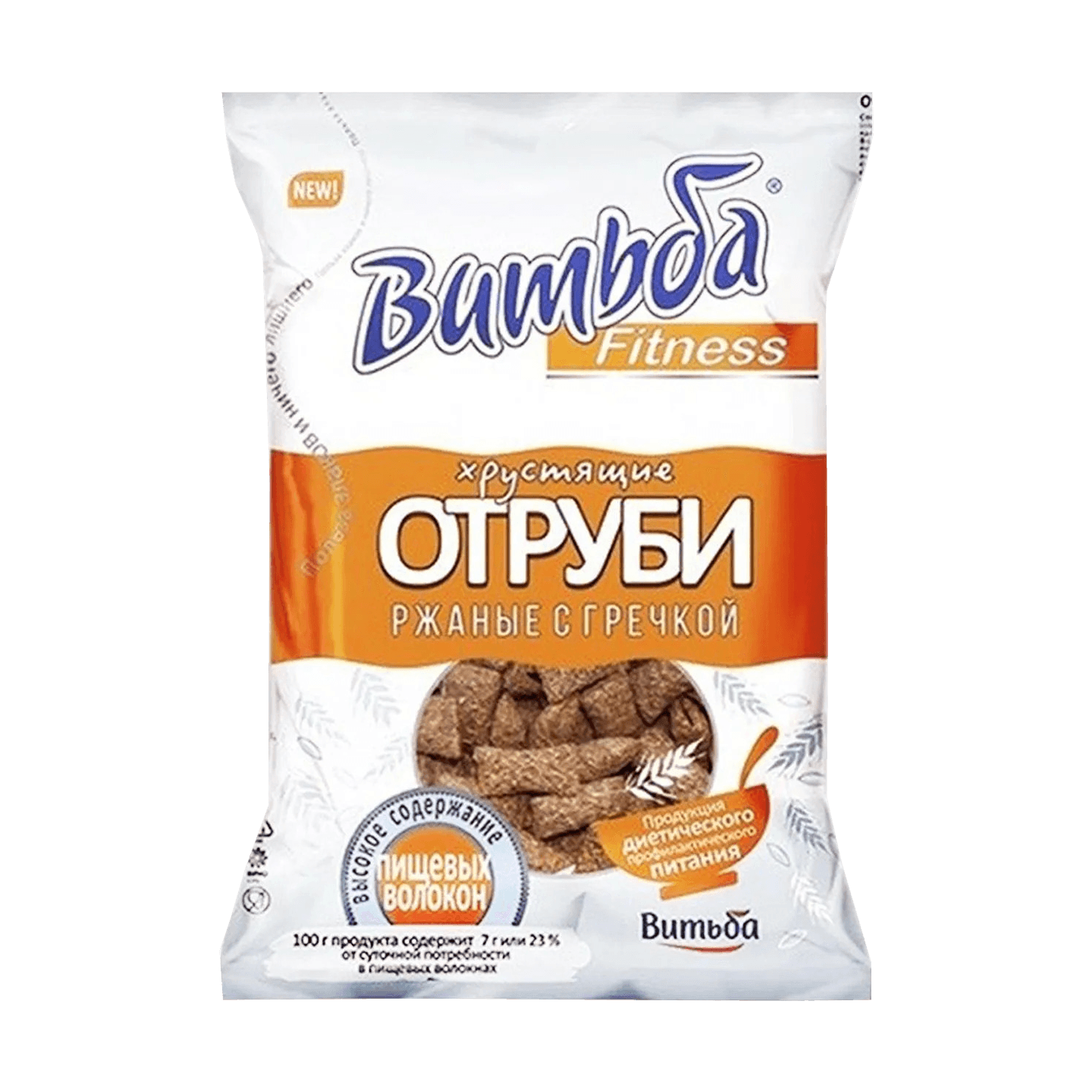 Отруби ржаные «Витьба» с гречкой 