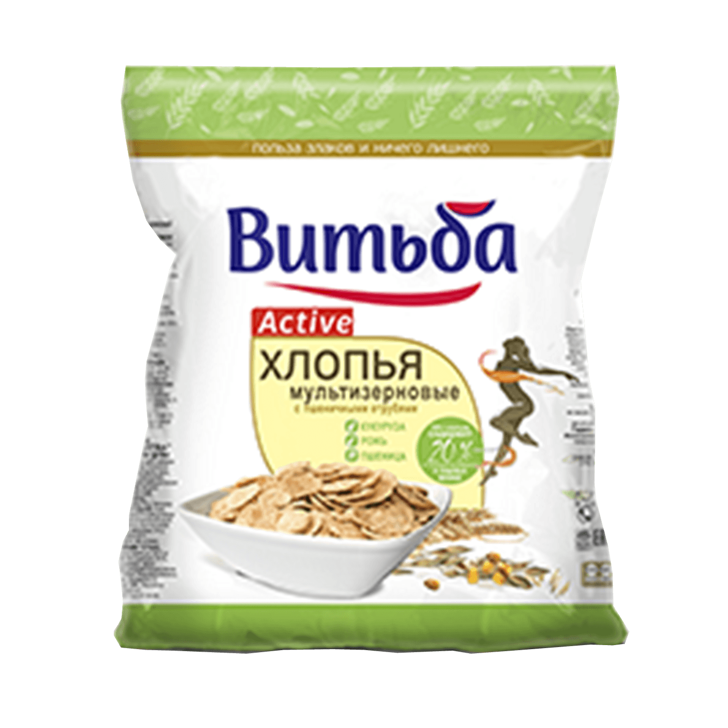 Хлопья «Витьба» мультизерновые с пшеничными отрубями