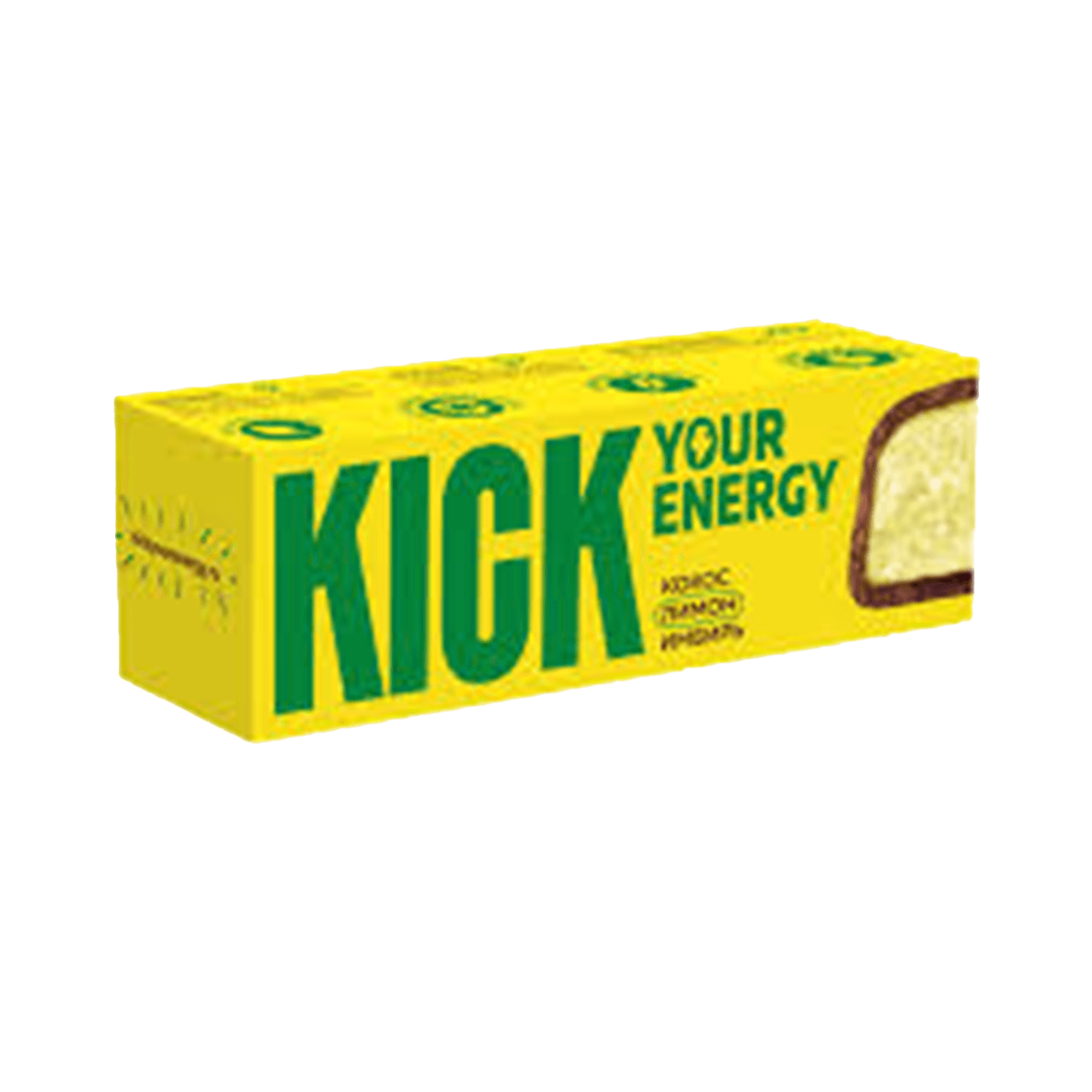 Кокосовый батончик«Kick» с лимоном и имбирем