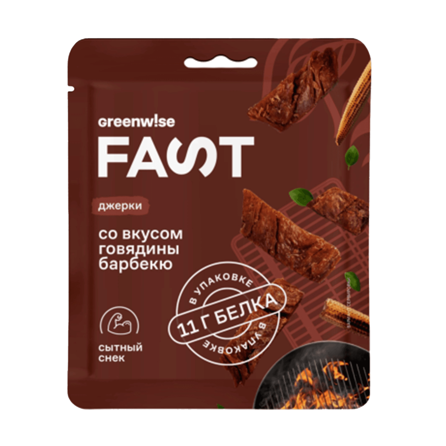  Джерки «Green Wise» со вкусом Говядины Барбекю 