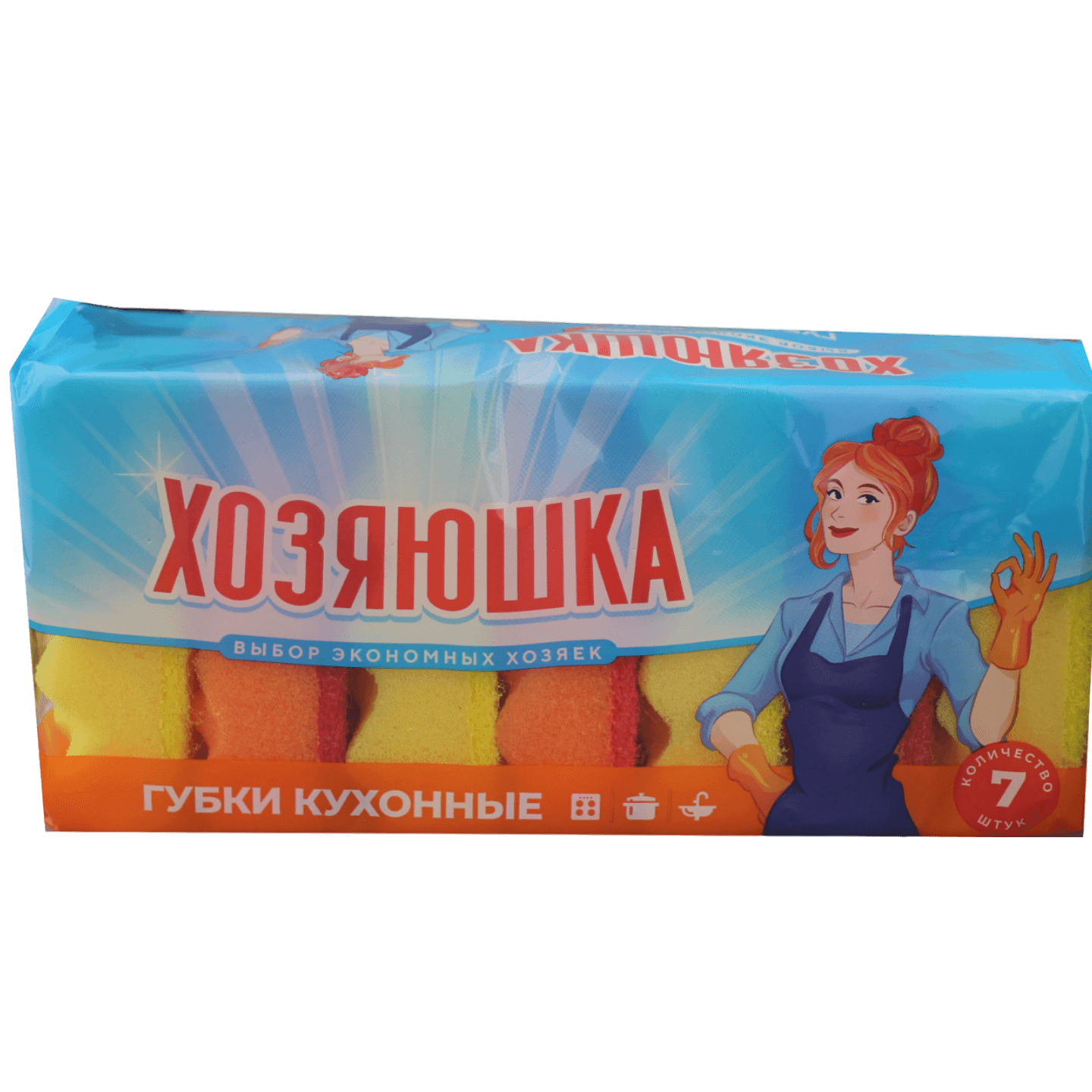 Губки кухонные «Хозяюшка»  - Мир Продуктов №3