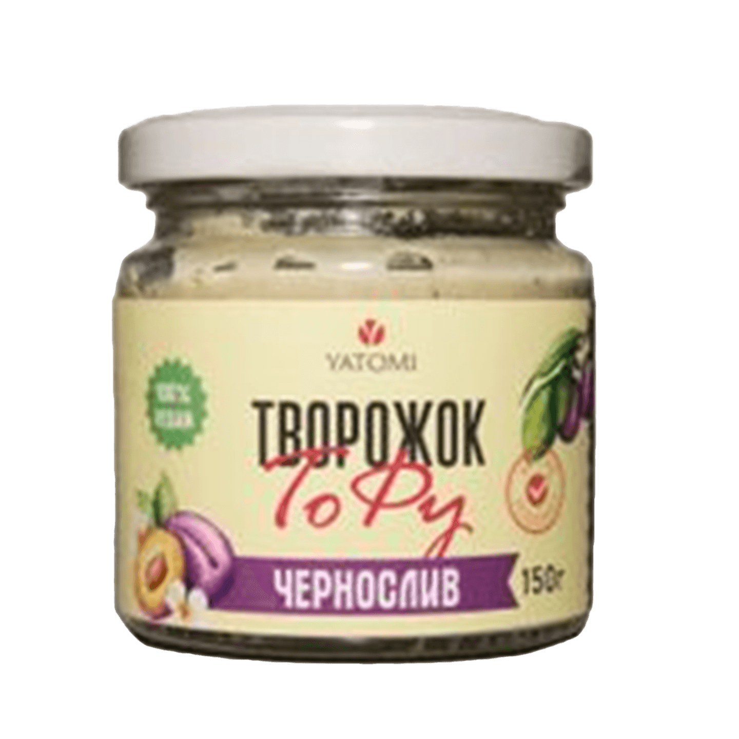 Творожок - тофу соевый Чернослив «YATOMI»