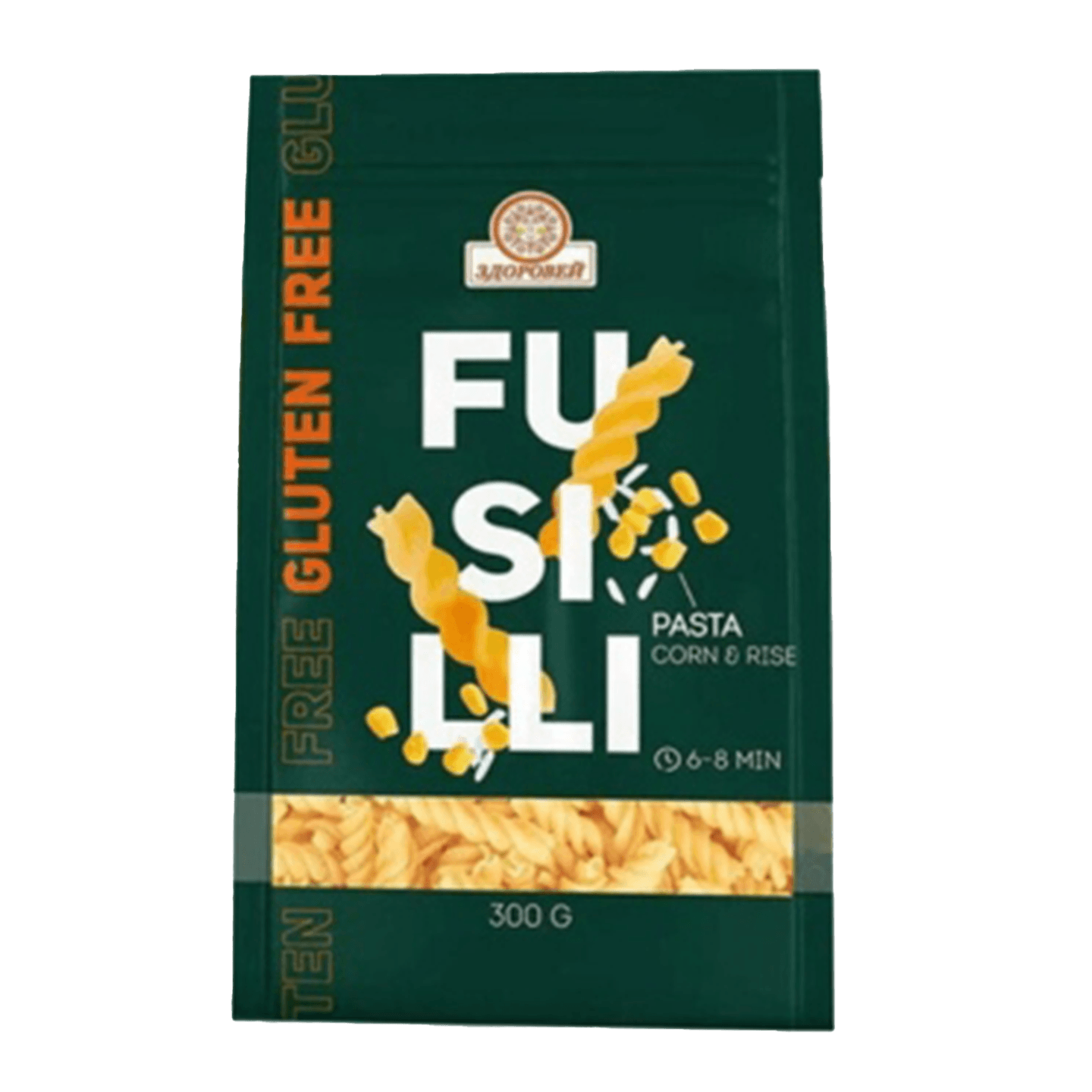 Макаронные Спиральки «FUSILLI» кукурузно-рисовые