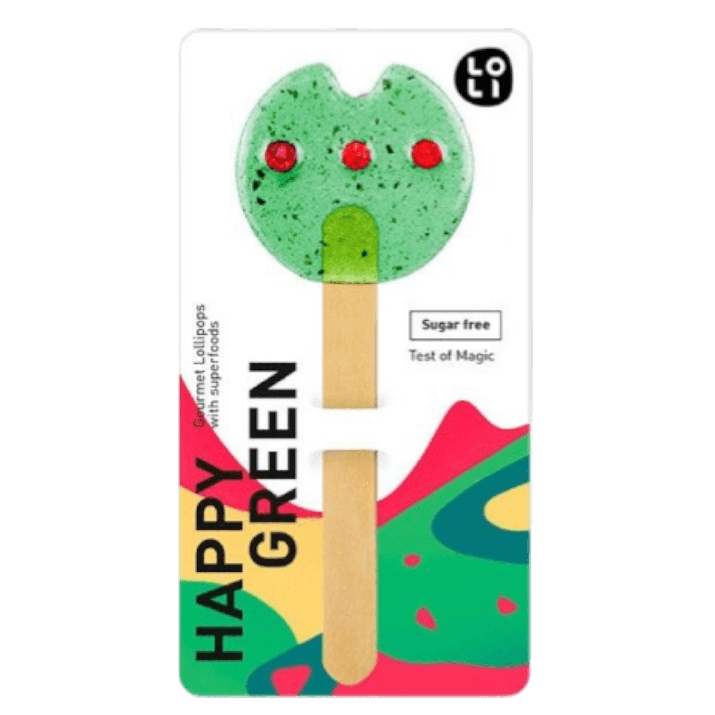 Карамель LO-LI «HAPPY GREEN» (без сахара)