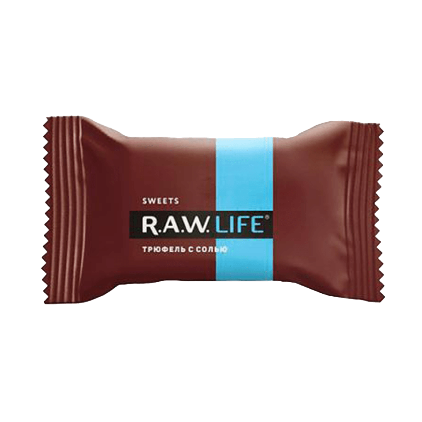 Конфета шоколадно-фруктовая Трюфель с солью «RAW LIFE»