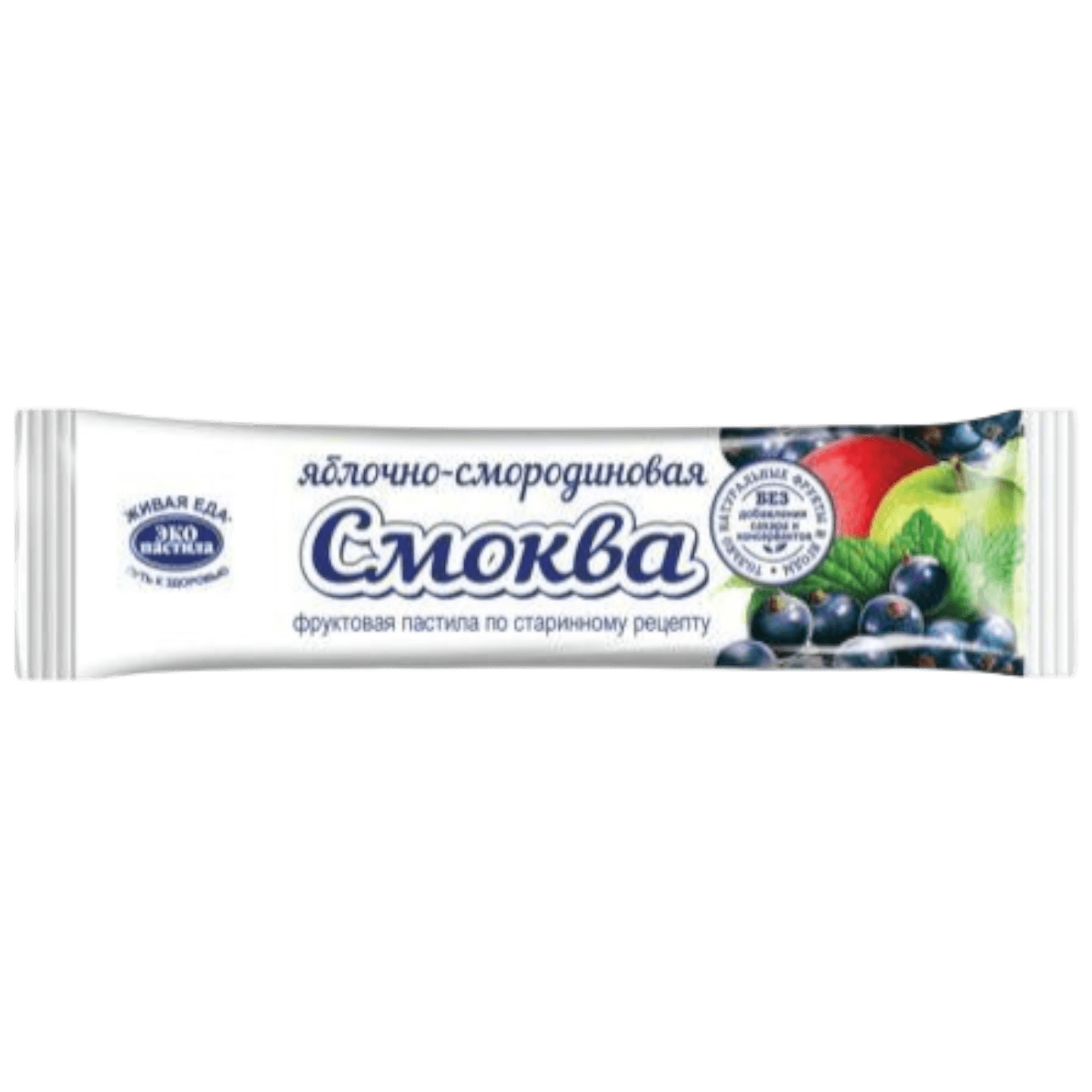Смоква фруктовая пастила яблочно-смородиновая «Эко Пастила»