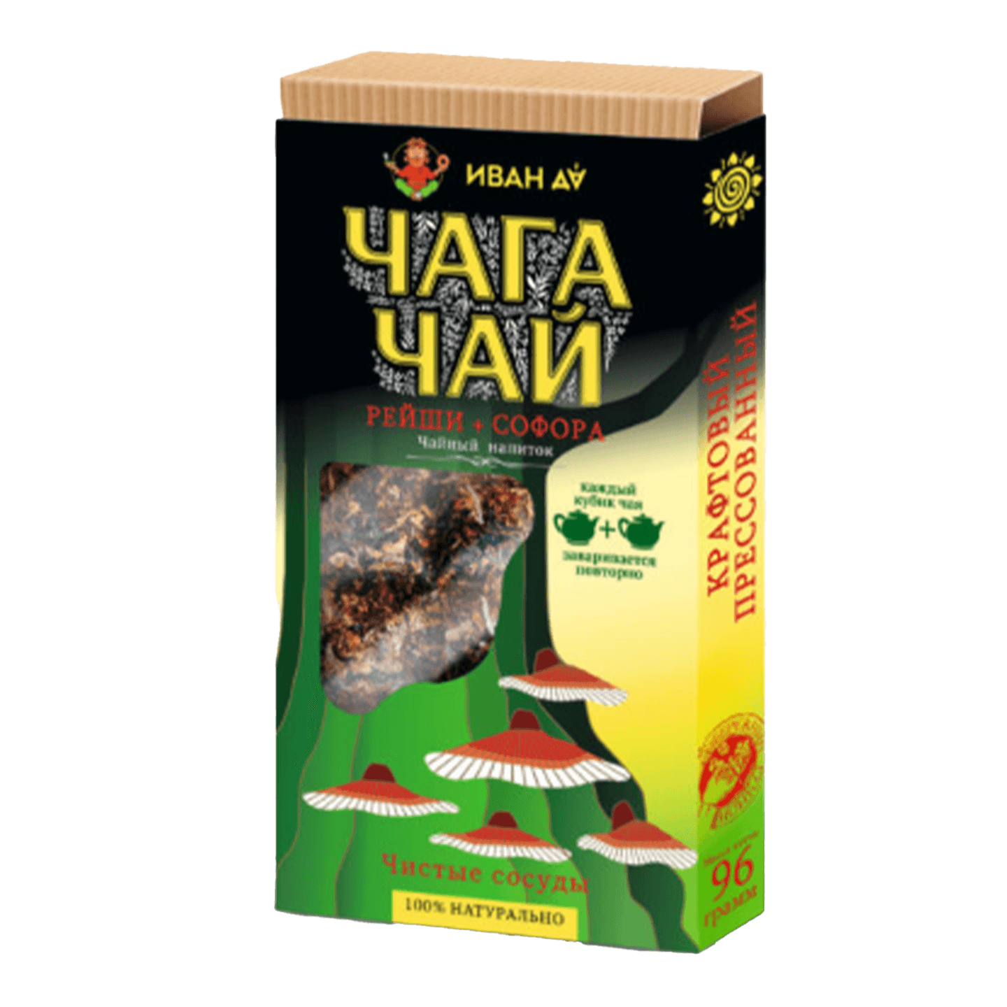 Чайный напиток «Чага-чай» с грибом рейши «Иван Да»