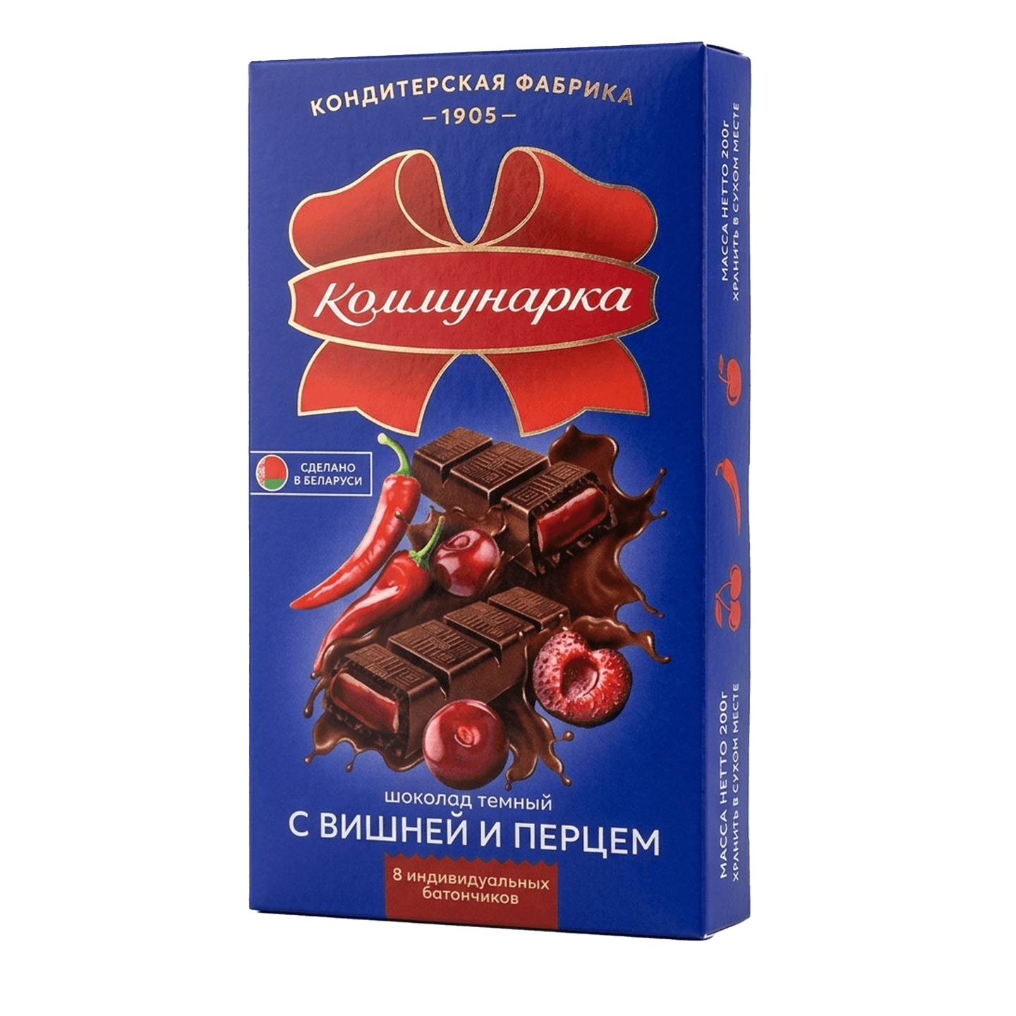 Шоколад «Коммунарка» Темный с вишней и перцем