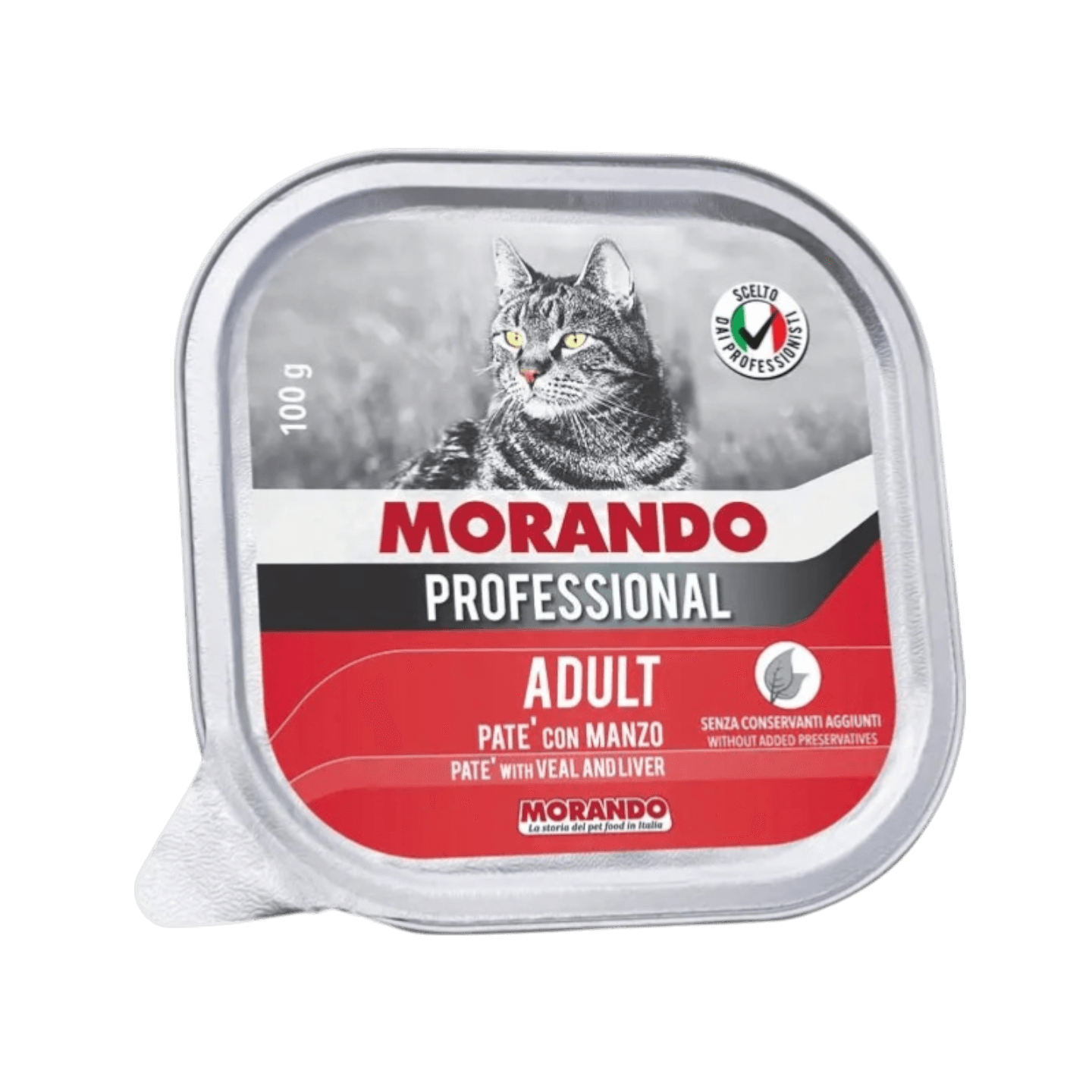 Корм для котов «Morando» паштет с говядиной 