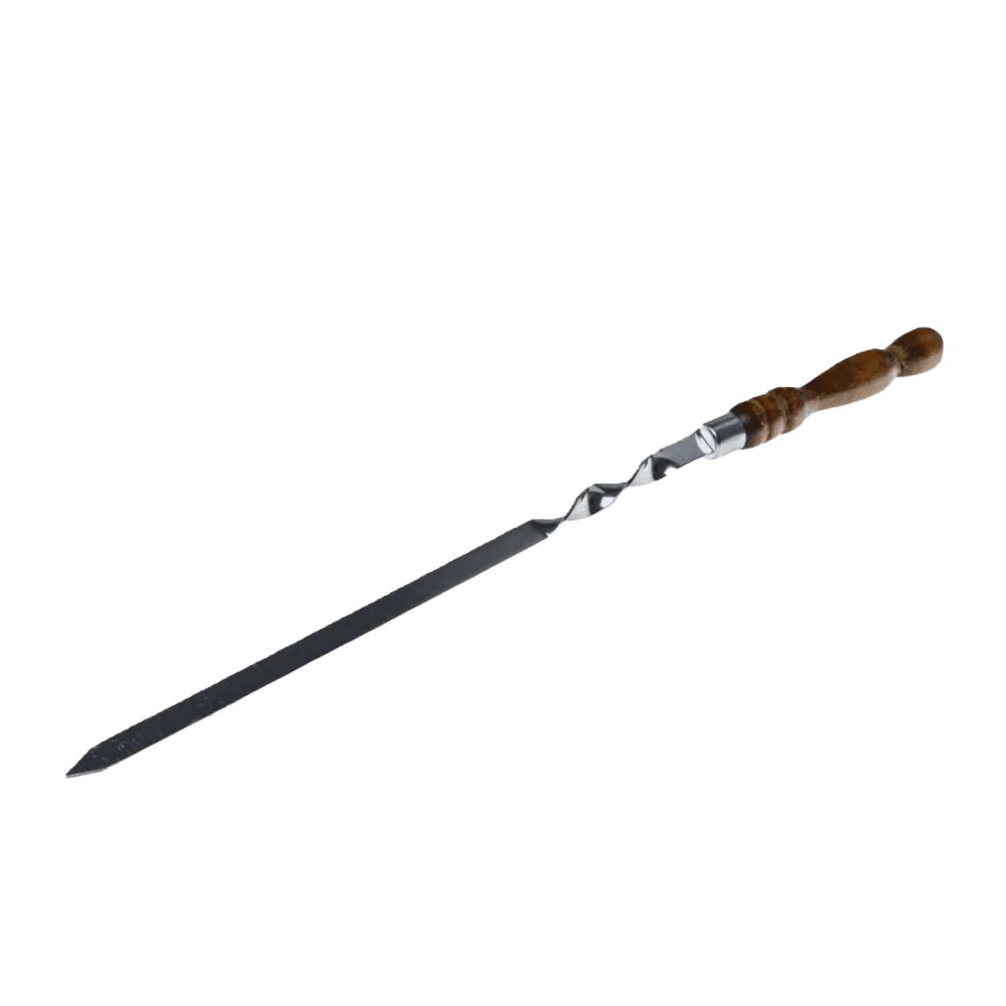 Шампур металлический с деревянной ручкой 56,5 см - Мир Продуктов №3