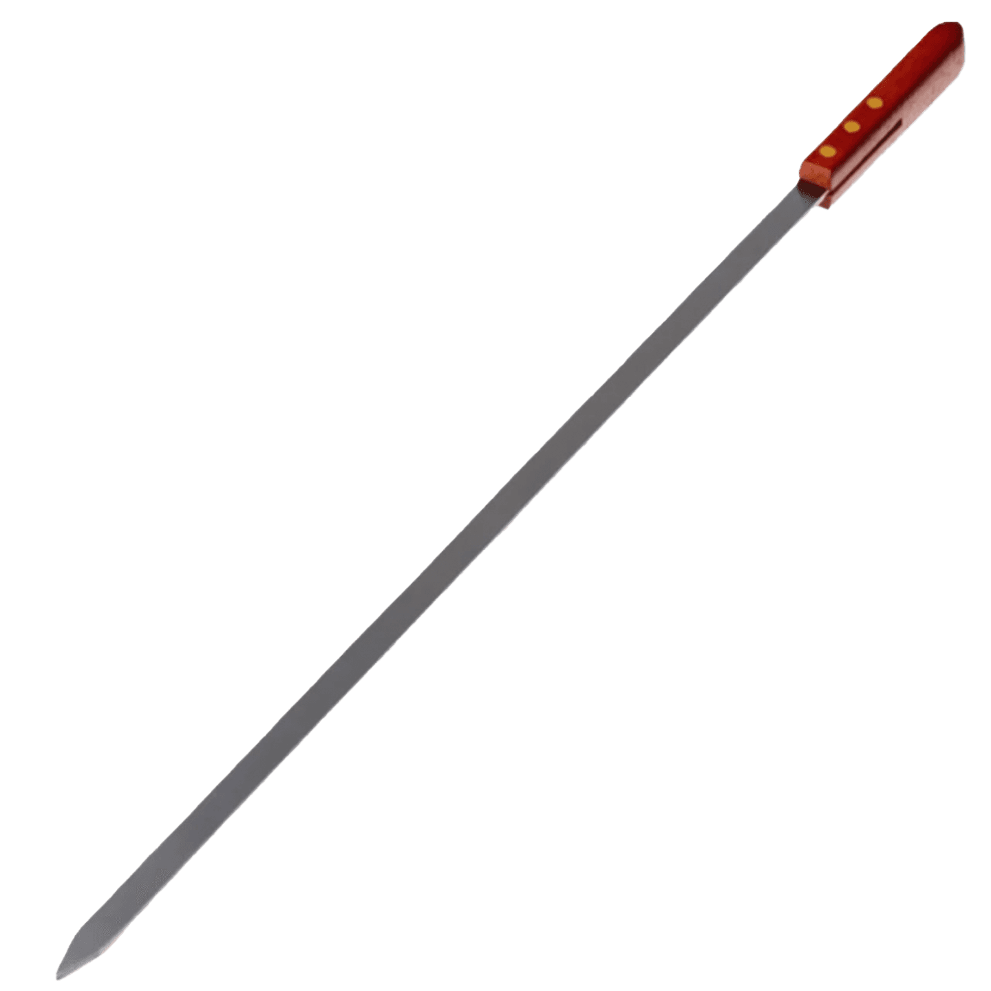 Шампур металлический 63,5 см с деревянной ручкой - Мир Продуктов №3