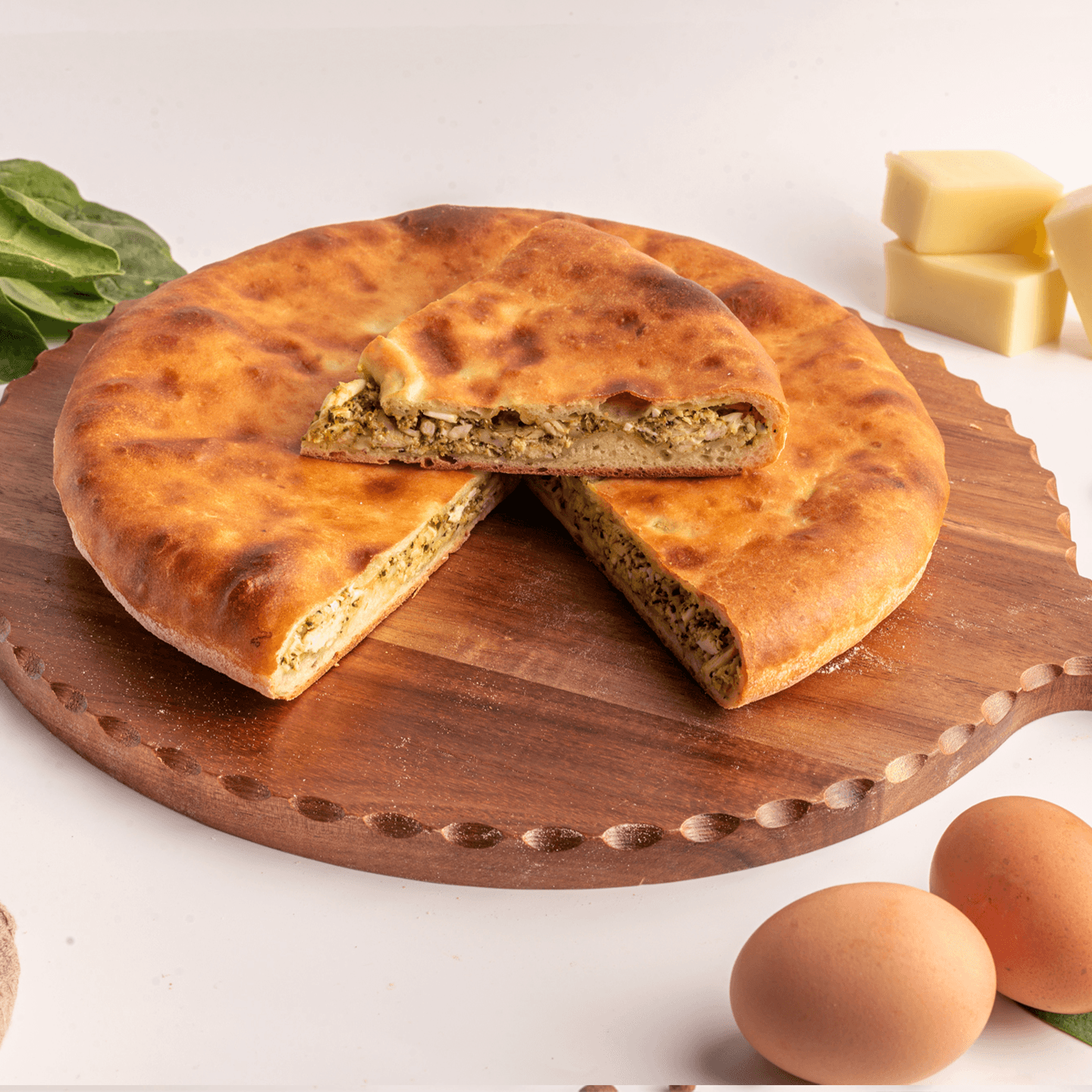 Пирог Курица и шпинат - ОК ПИРОГ