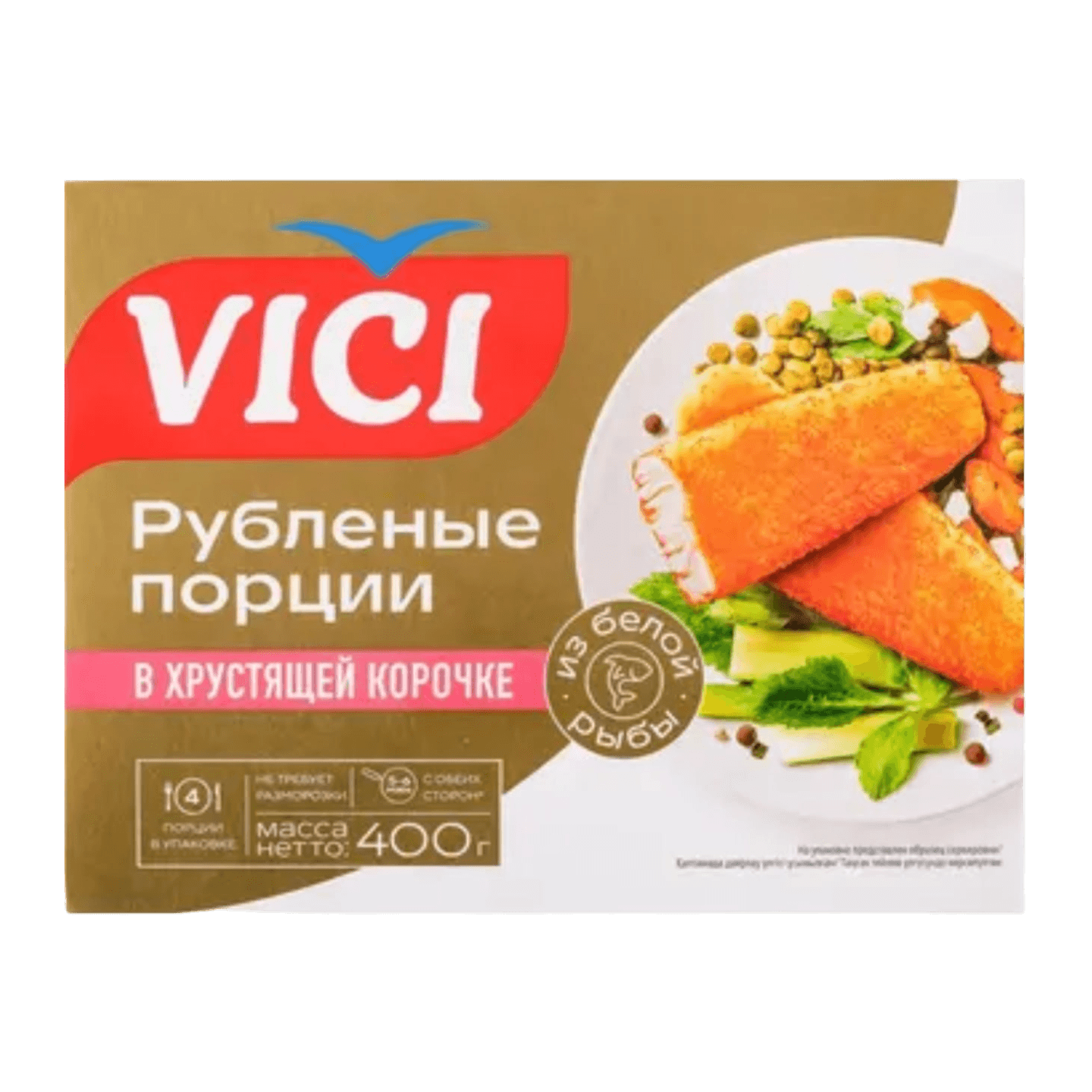 Порции рубленые «Vici» в панировке 