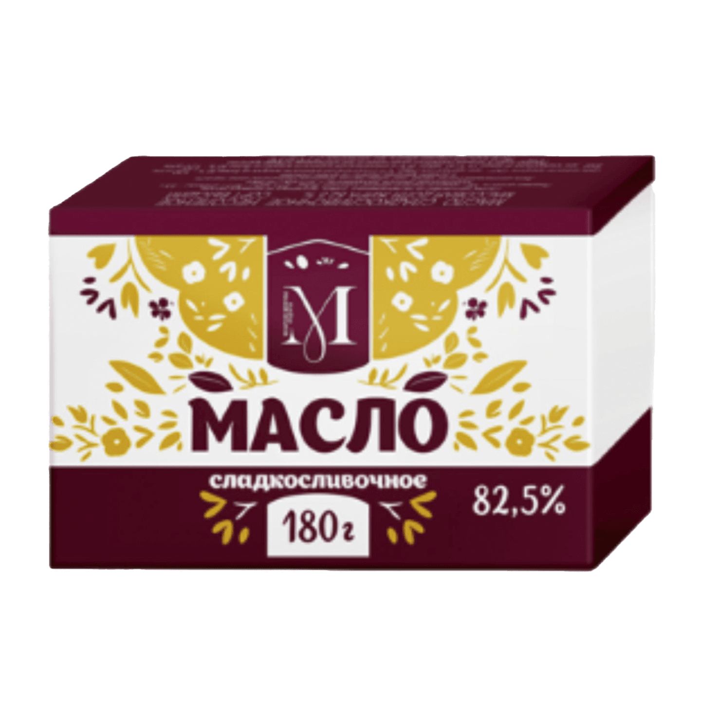 Масло сладкосливочное «Мозырские молочные продукты» 82,5% - Мир Продуктов №3