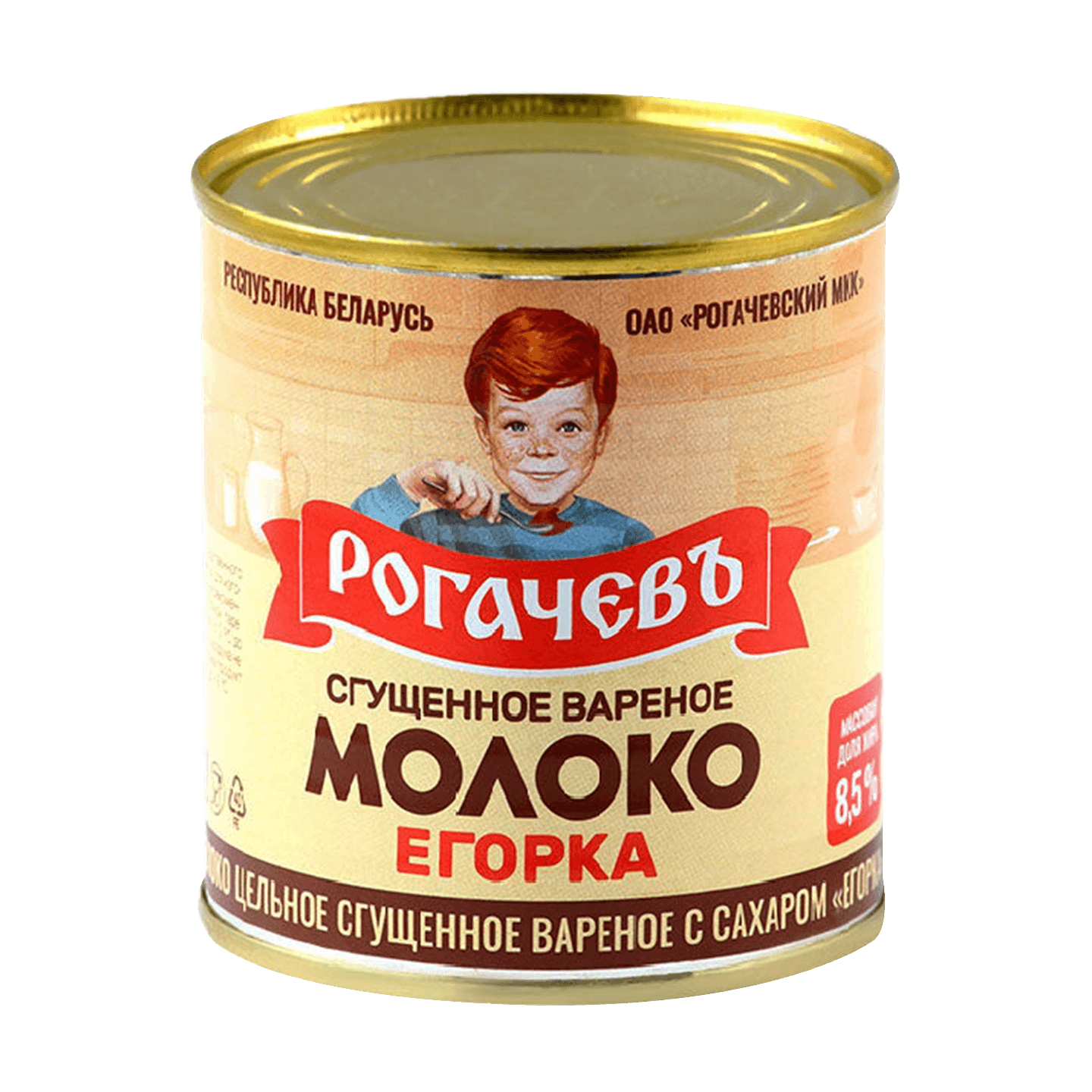 Молоко сгущенное вареное «Егорка» 8,5% с сахаром 