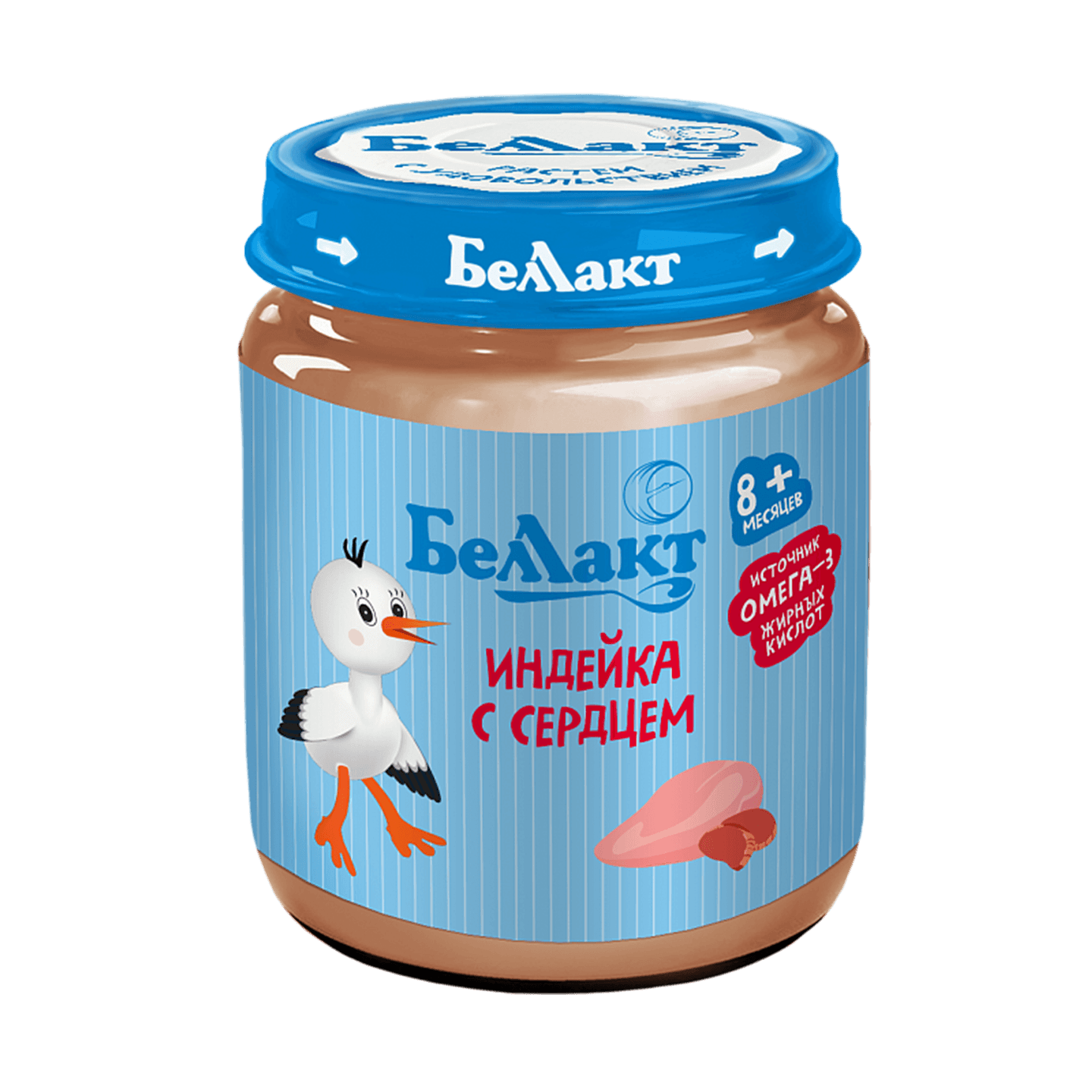 Пюре «Беллакт» индейка с сердцем с 8 месяцев