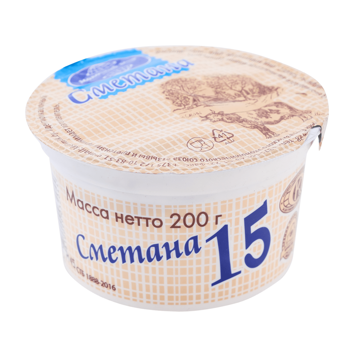 Сметана «Молочный мир» 15%