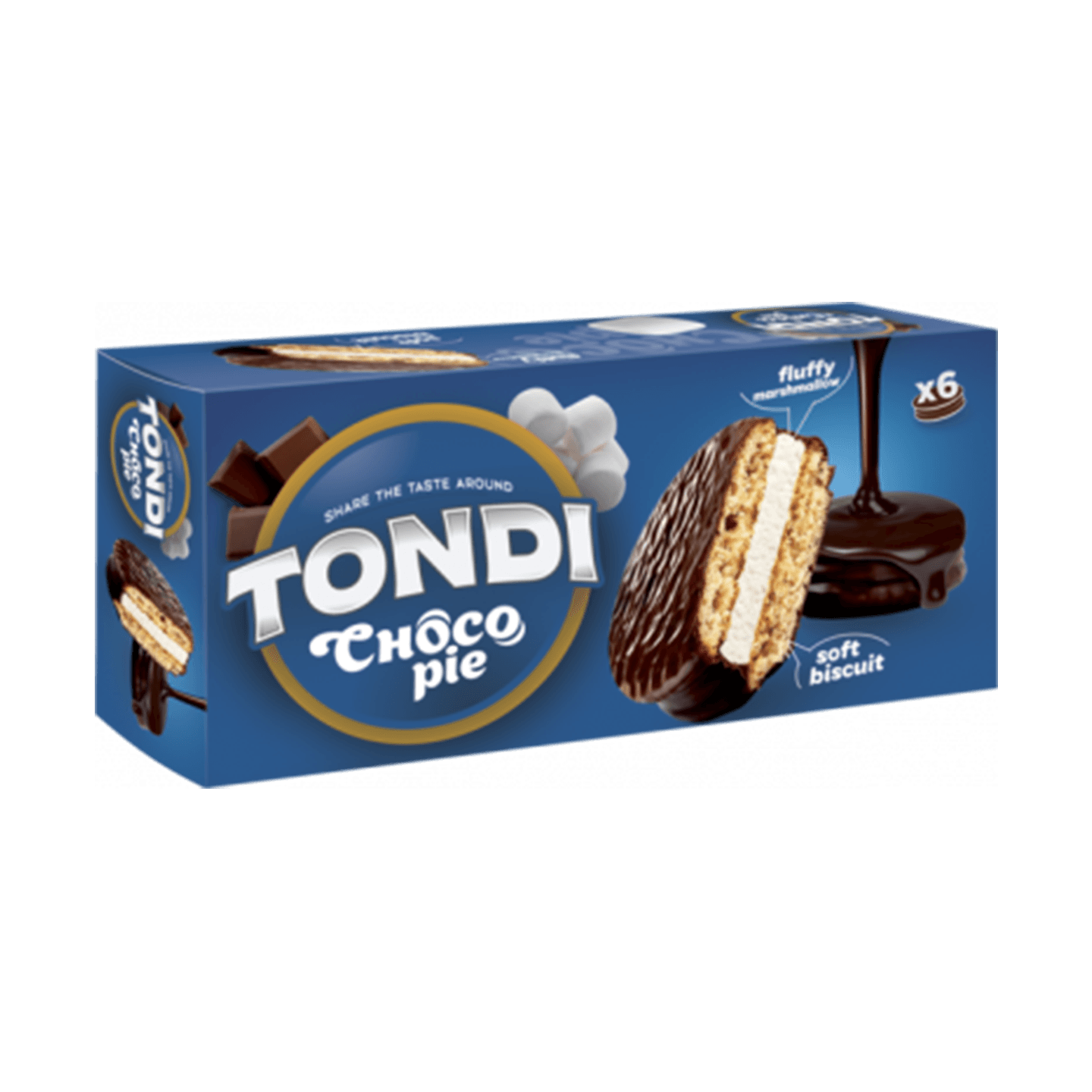 Печенье «Tondi Choco pie» глазированное