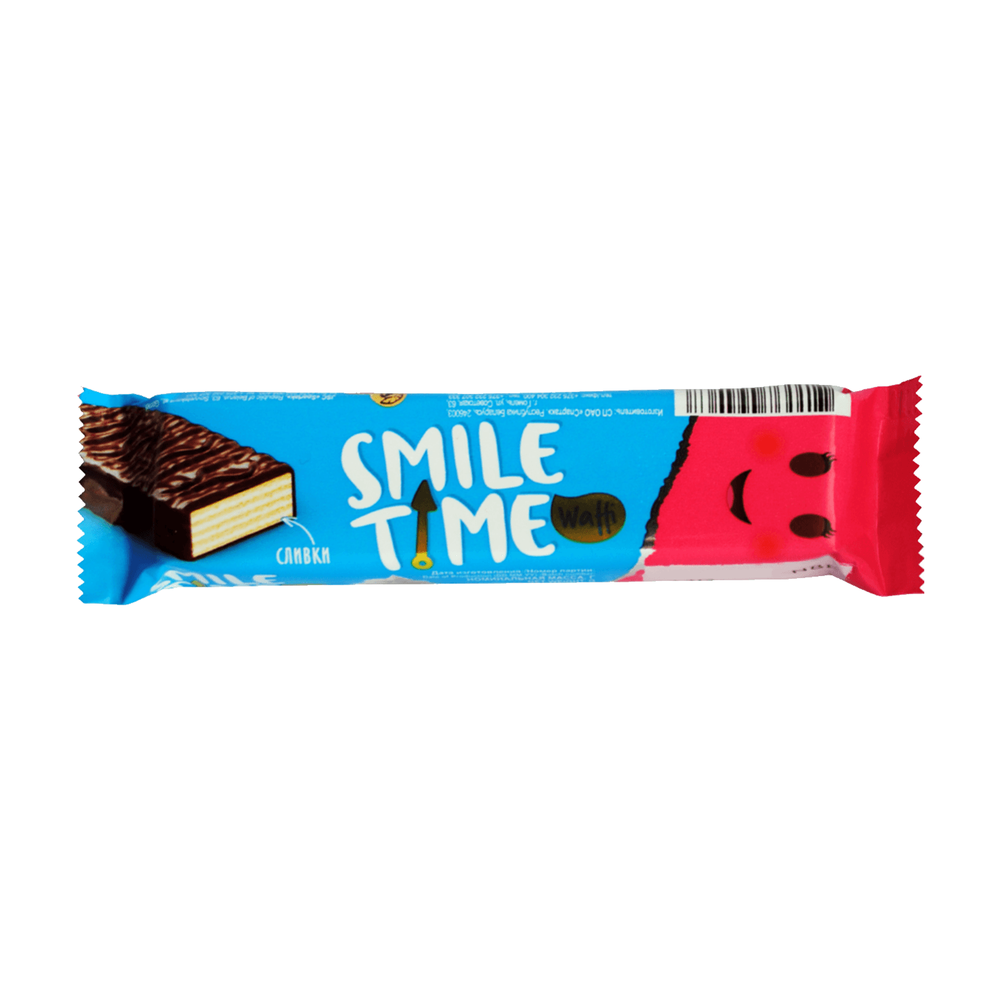 Вафельный батончик «Smile time» сливки