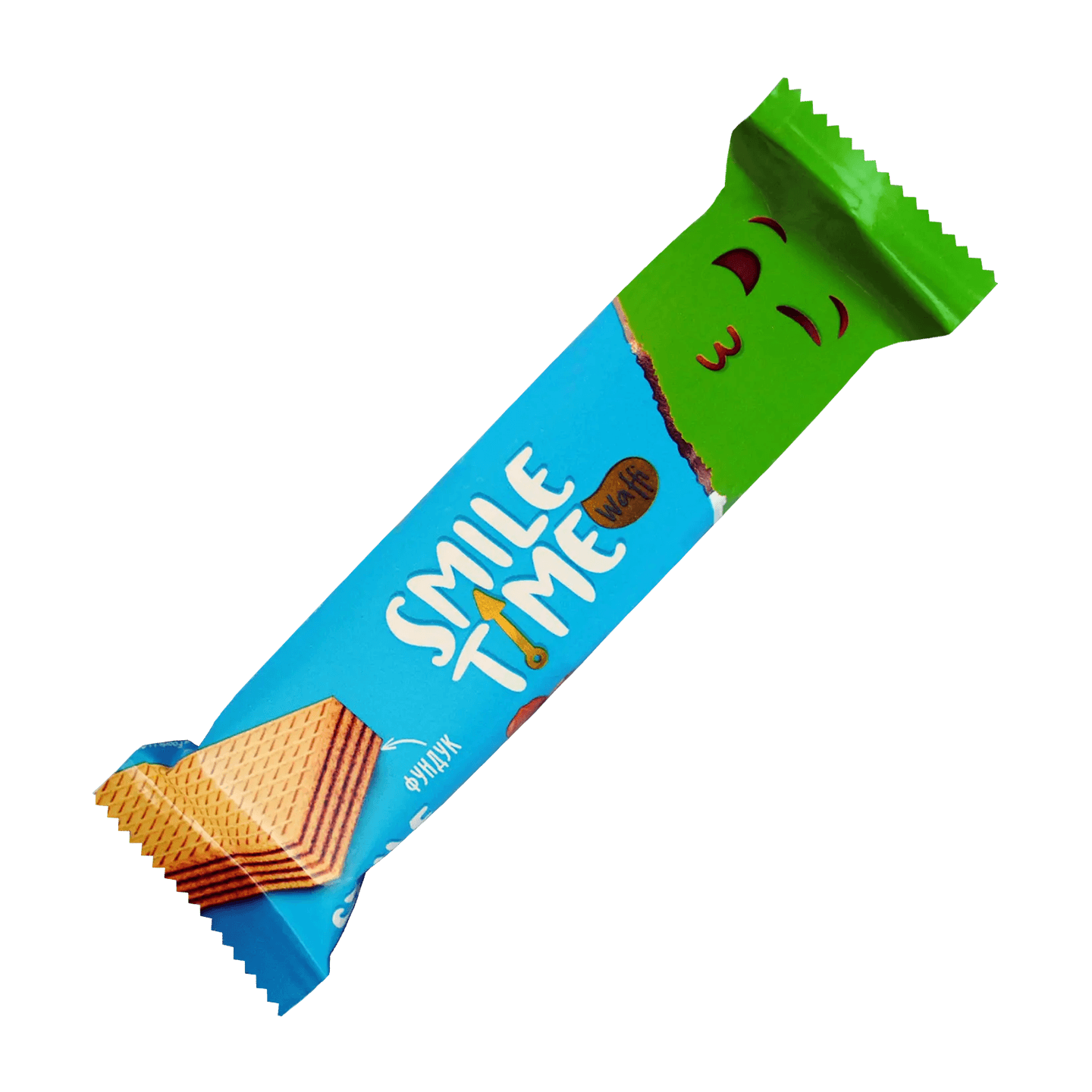 Вафельный батончик «Smile time» фундук
