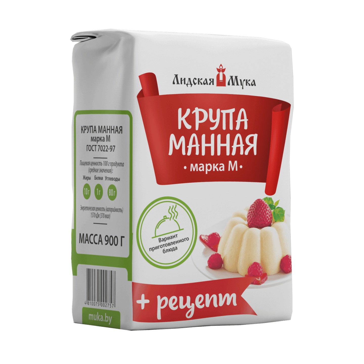 Крупа манная марка М «Лидская мука» - Мир Продуктов №3