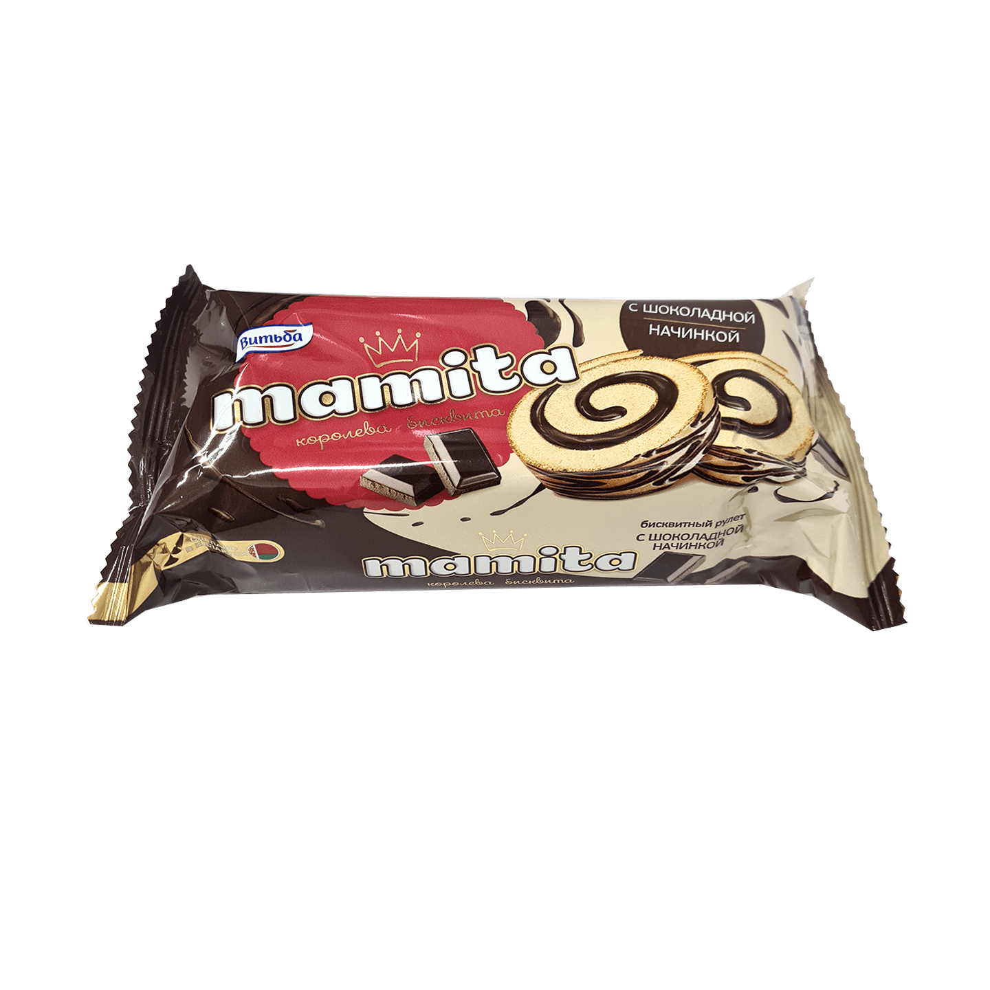 Рулет бисквитный «Mamita» с шоколадной начинкой