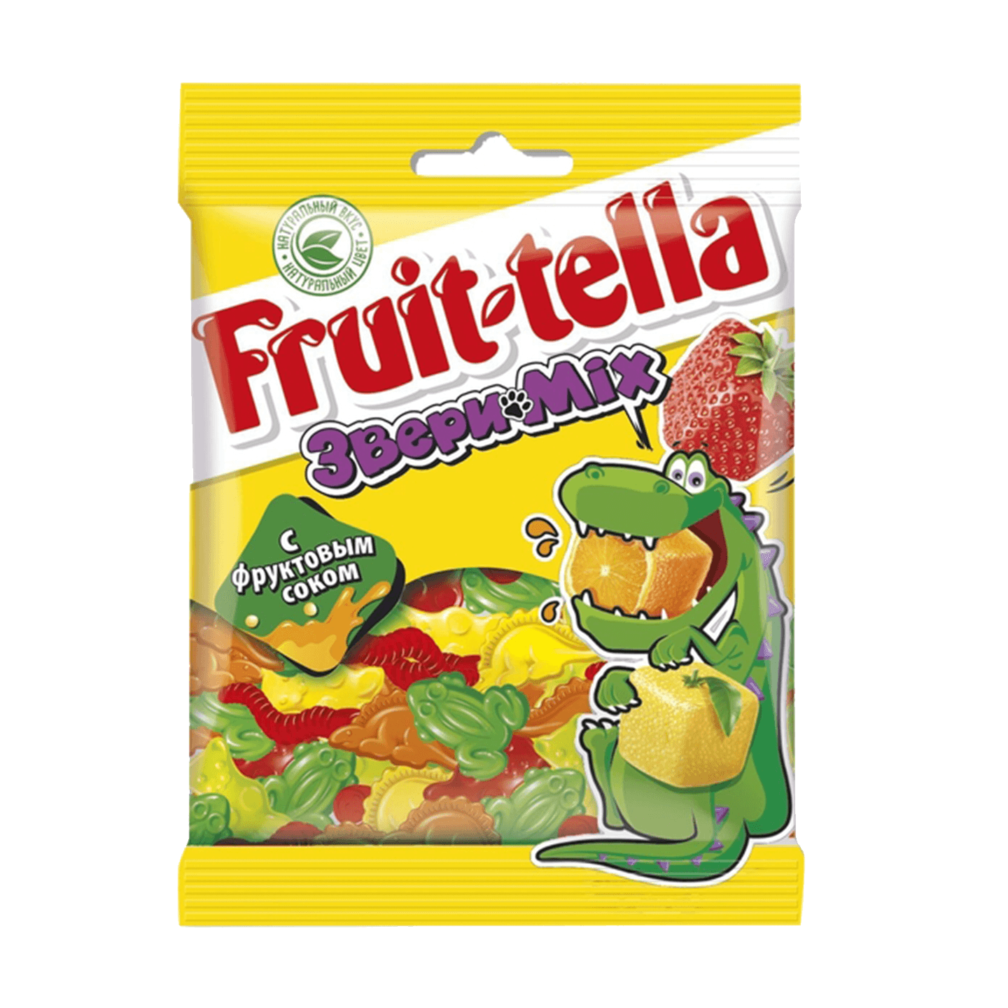 Мармелад жевательный «Fruittella» Звери Mix