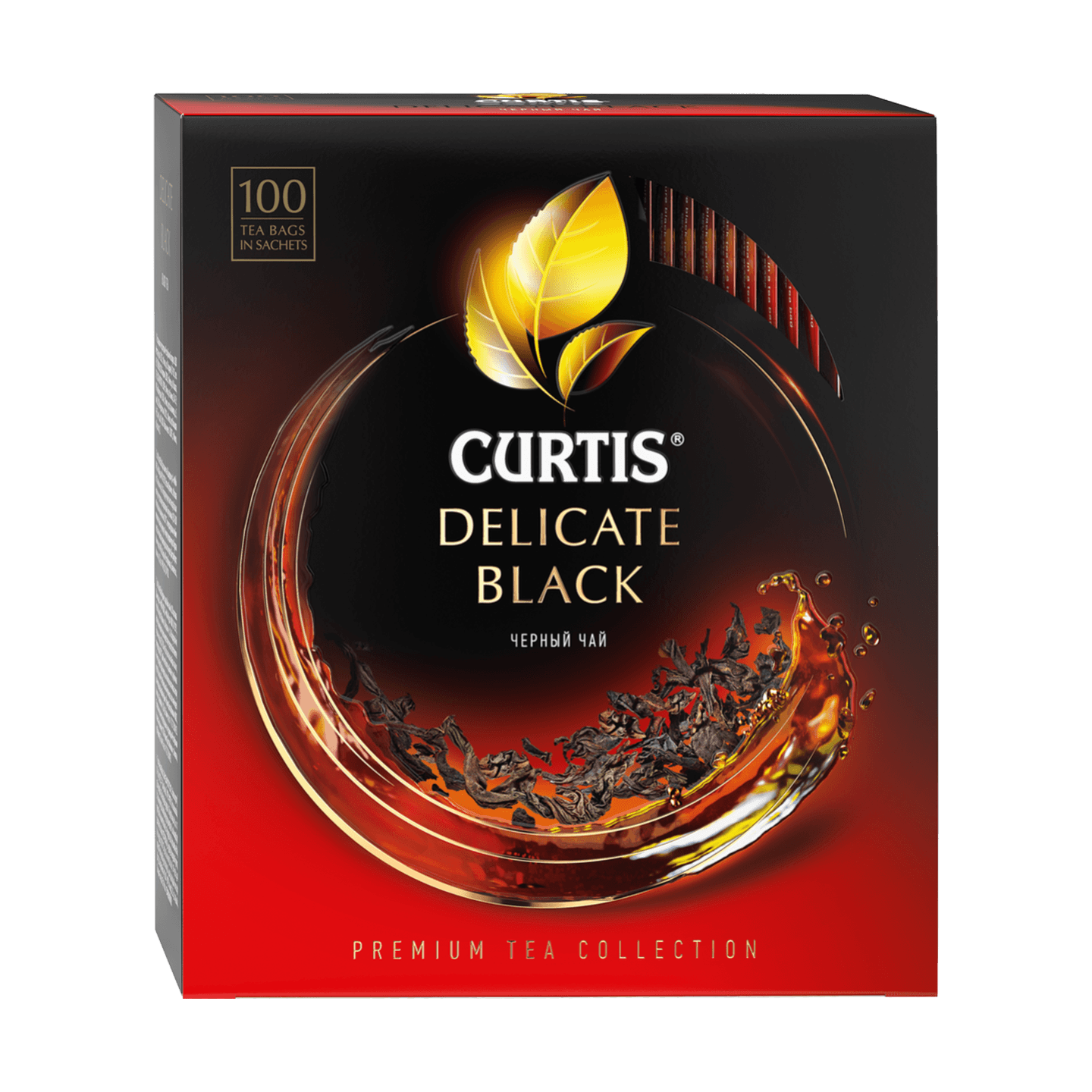 Чай черный «Curtis» Delicate black 100 пакетиков