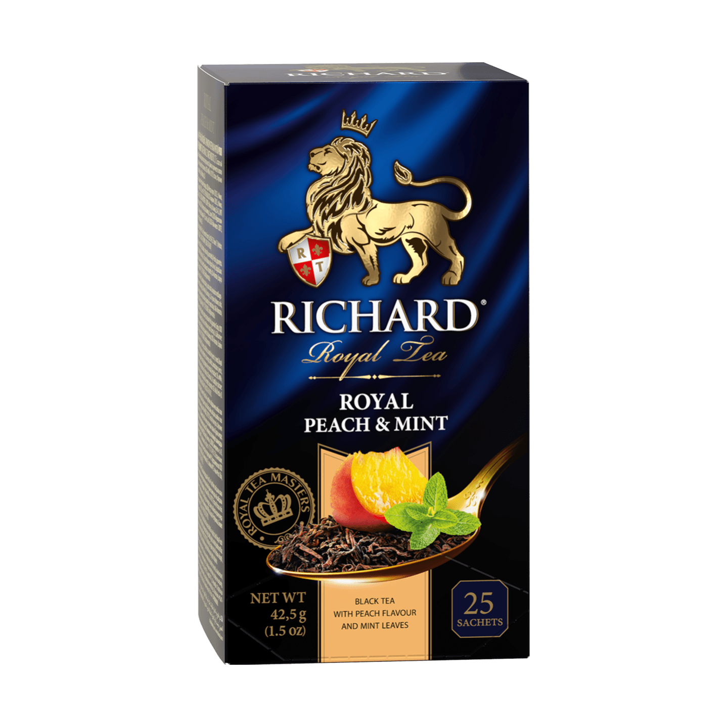 Чай черный «Richard» Royal Peach&Mint 25 пакетиков