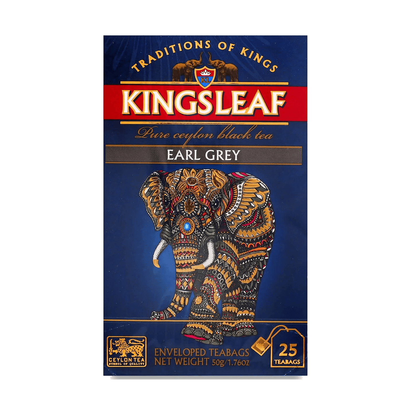 Чай черный «Kingsleaf» Earl Grey 25 пакетиков