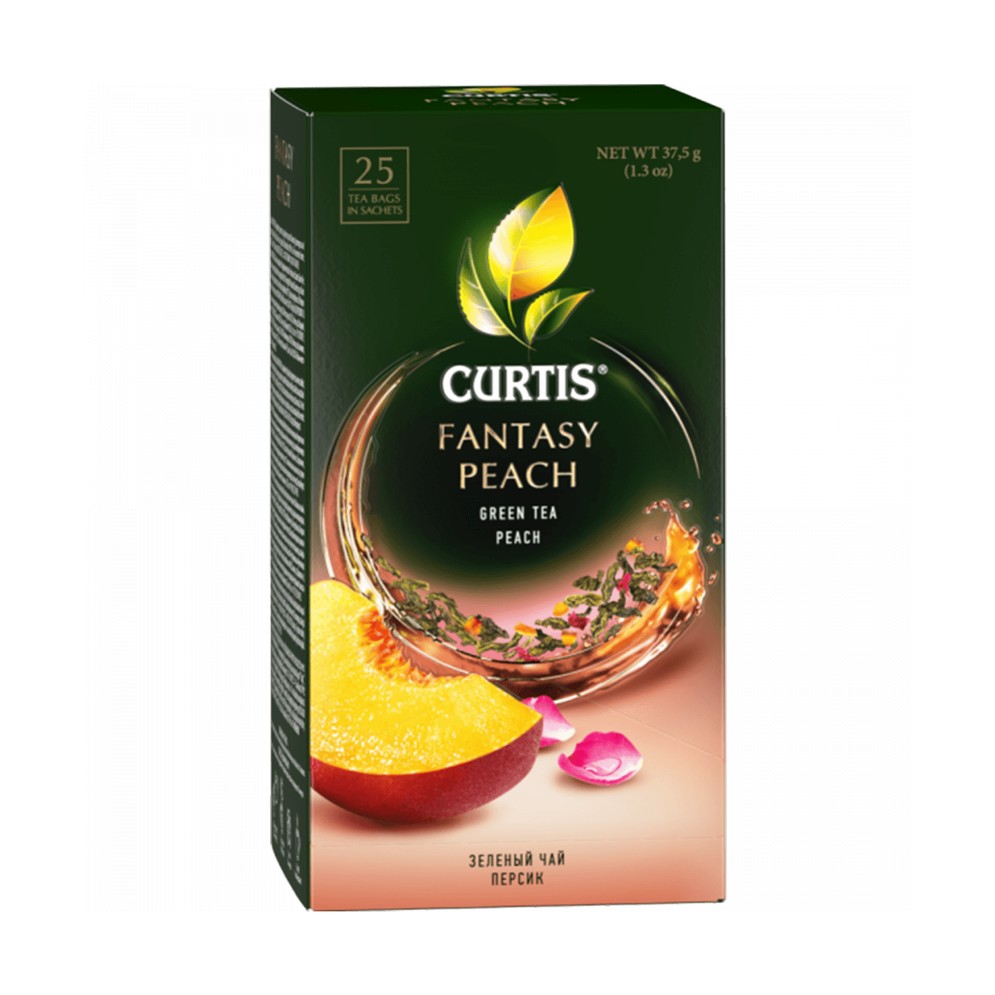 Чай зеленый «Curtis» Fantasy Peach 25 пакетиков