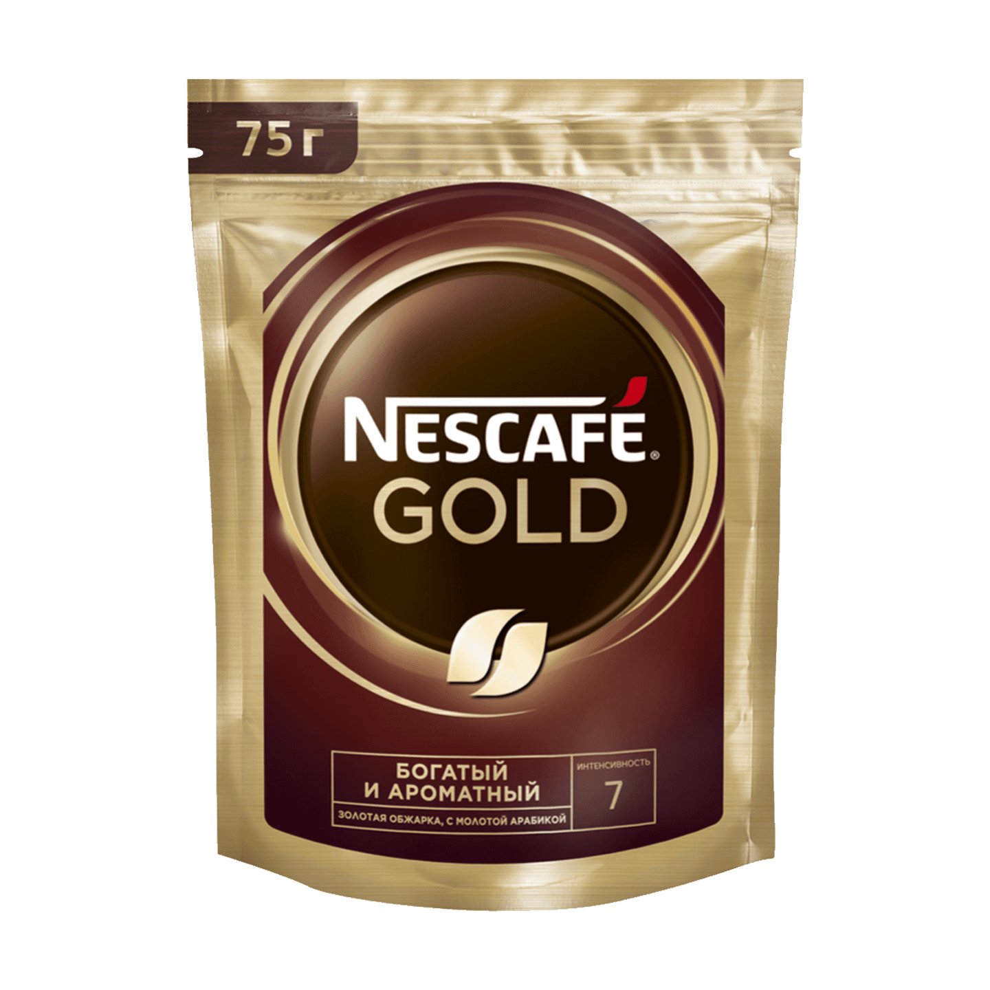Кофе «Nescafe» Gold растворимый с добавлением молотого