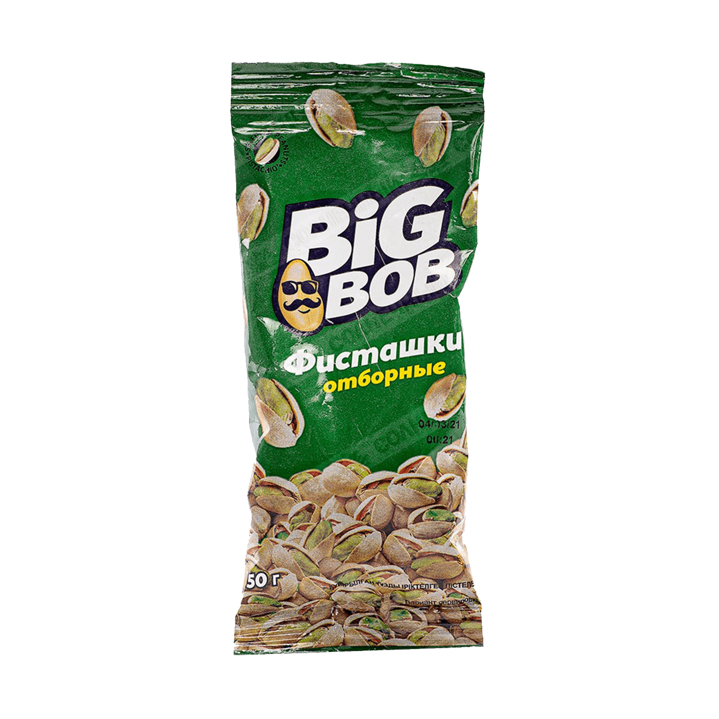 Фисташки жареные «Big Bob» отборные соленые