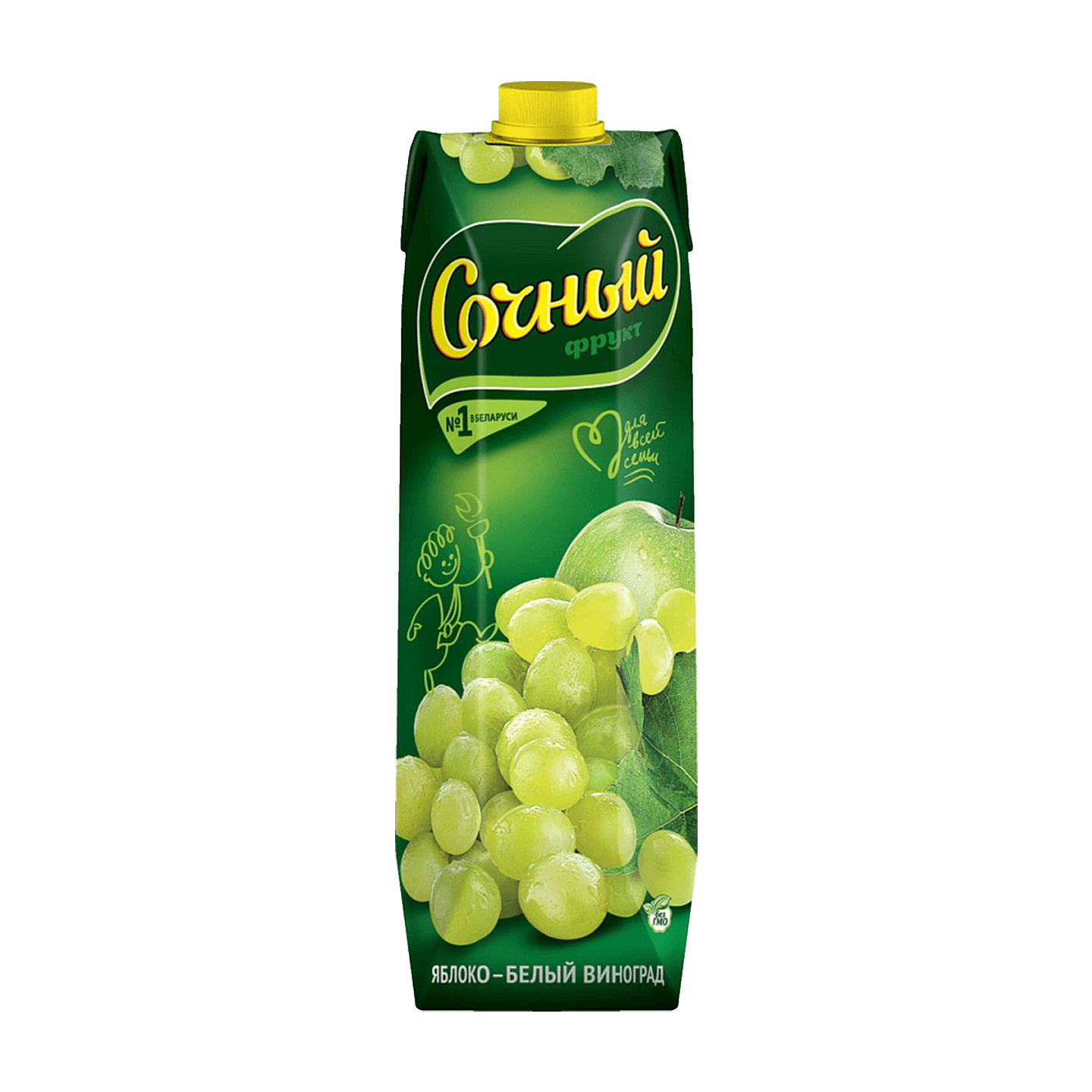 Нектар «Сочный фрукт» яблоко-белый виноград