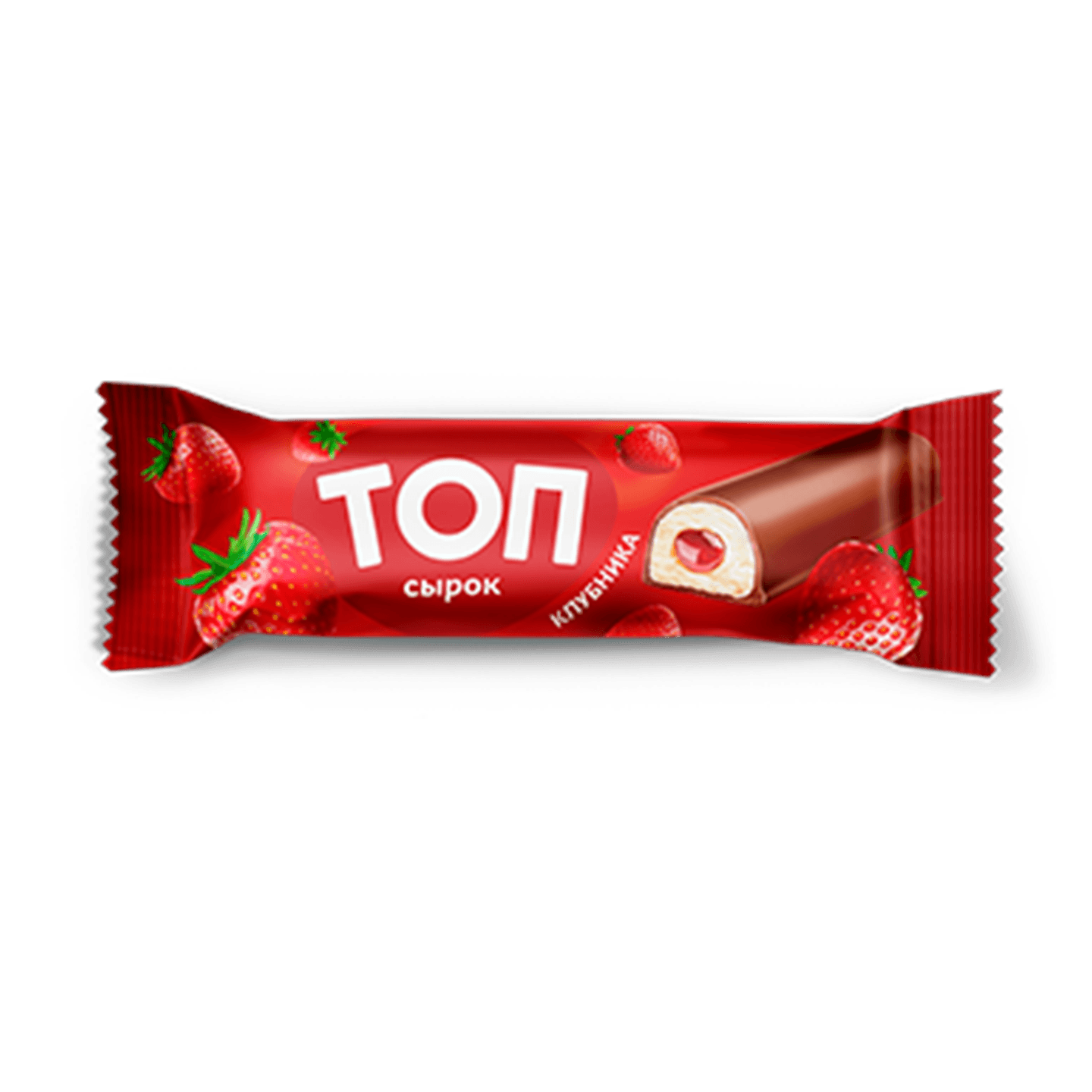 Сырок творожный «ТОП» 20% клубника