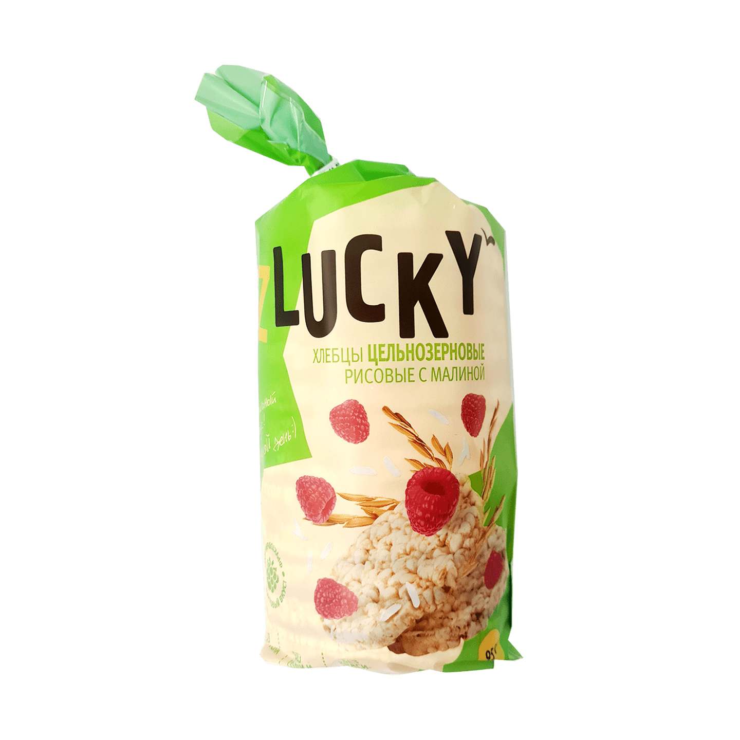 Хлебцы цельнозерновые «Zlucky» рисовые с малиной