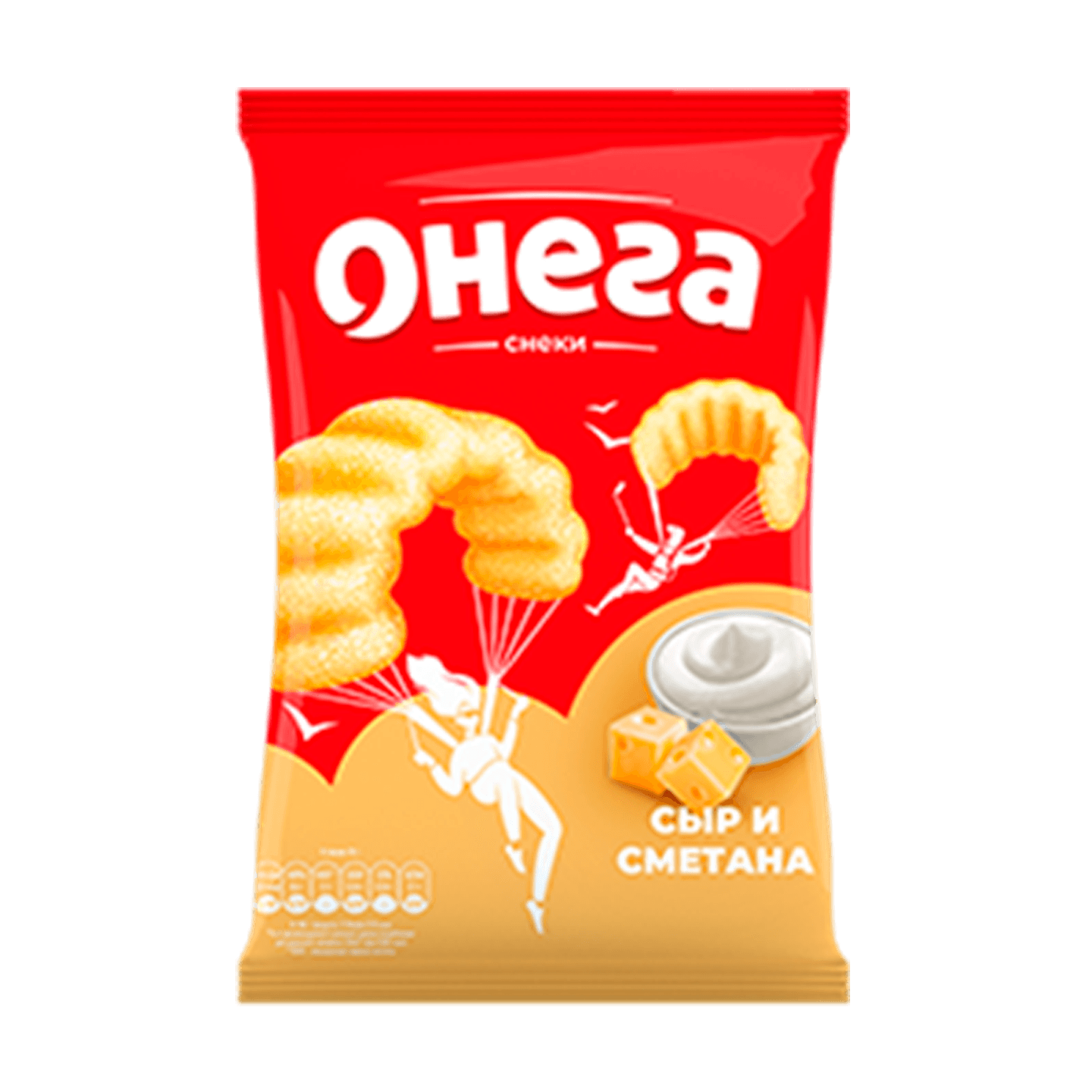 Снеки «Онега» со вкусом сметаны и сыра
