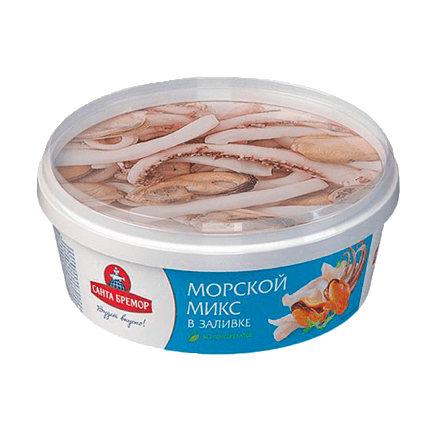 Коктейль из морепродуктов «Санта Бремор» морской микс в заливке