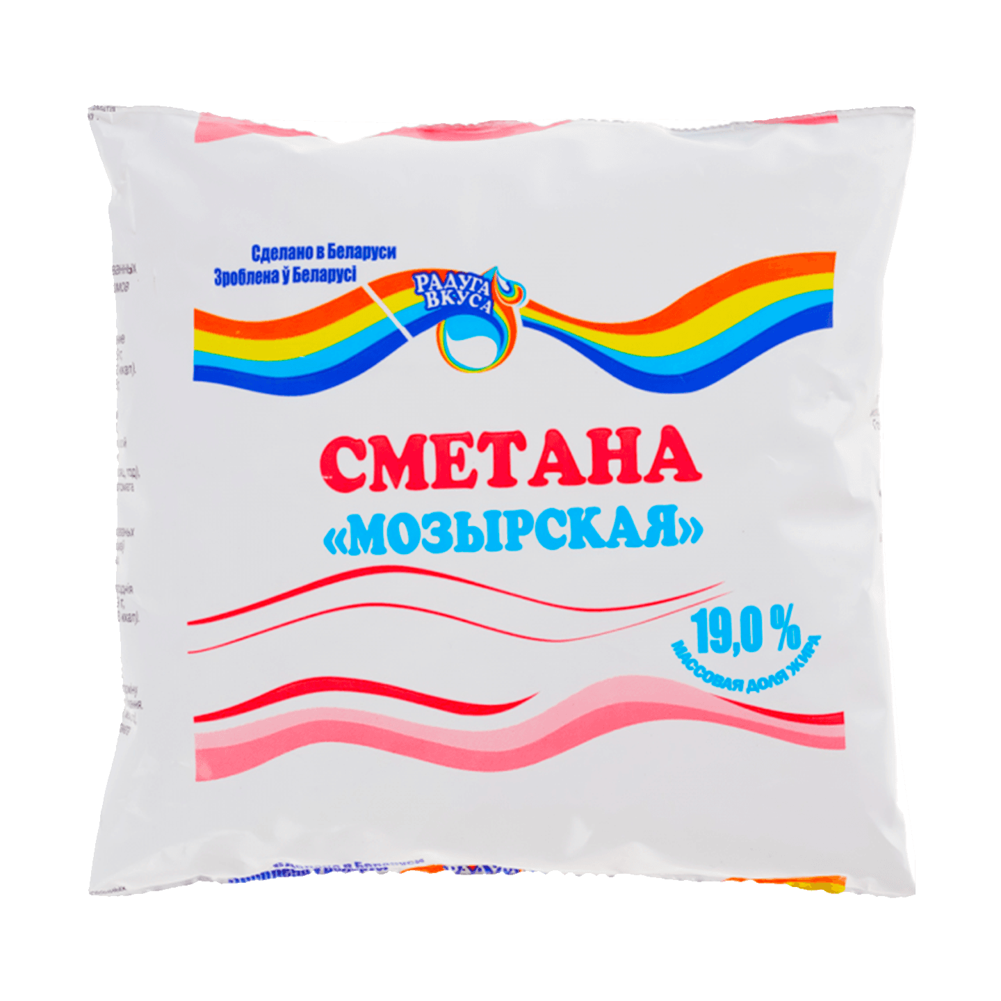 Сметана «Мозырская» 19%
