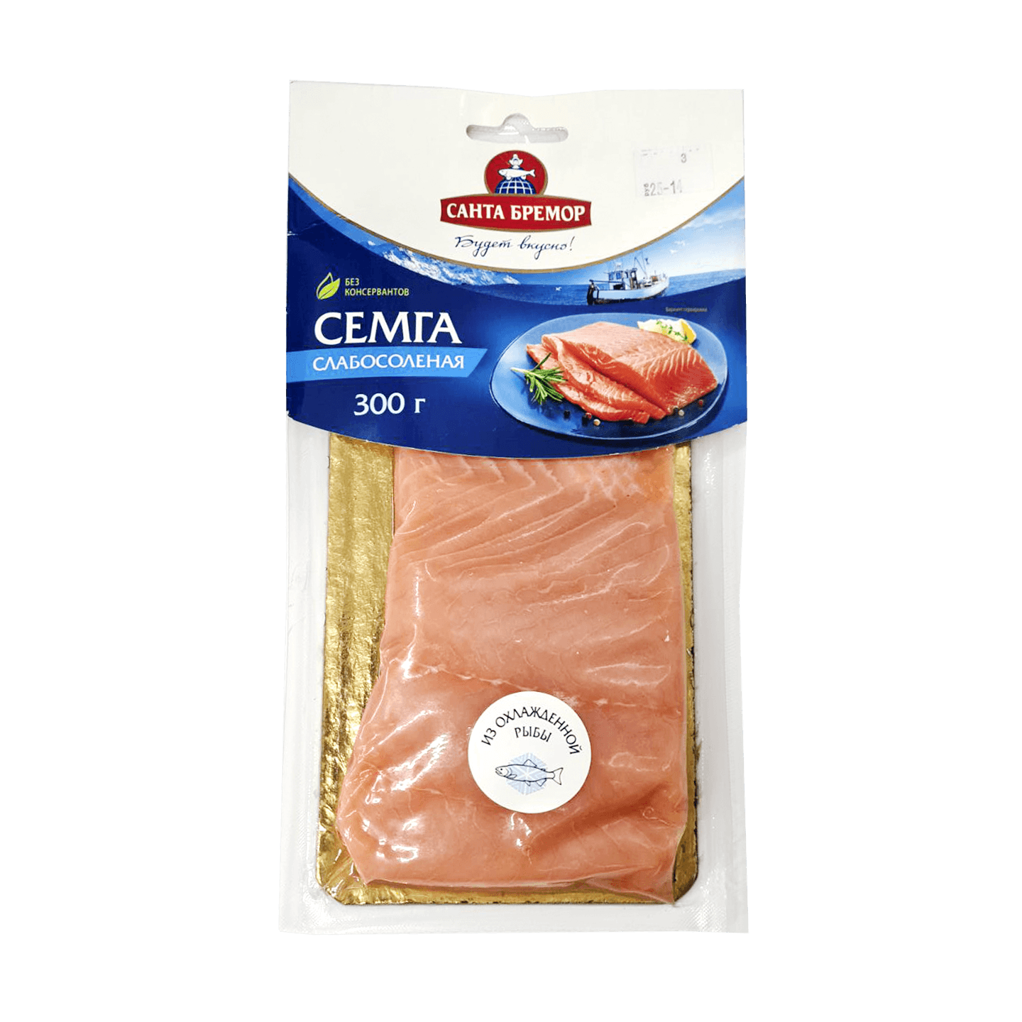 Семга слабосоленая «Санта Бремор» филе-кусок - Мир Продуктов №3