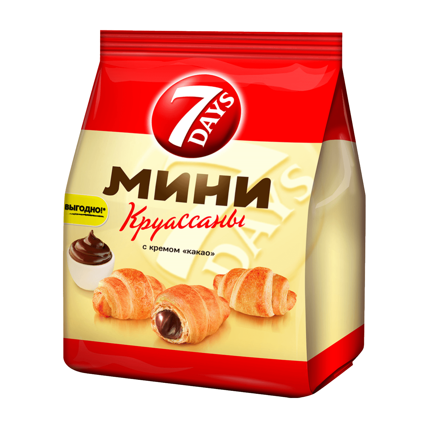 Мини круассаны «7 Days» с кремом какао