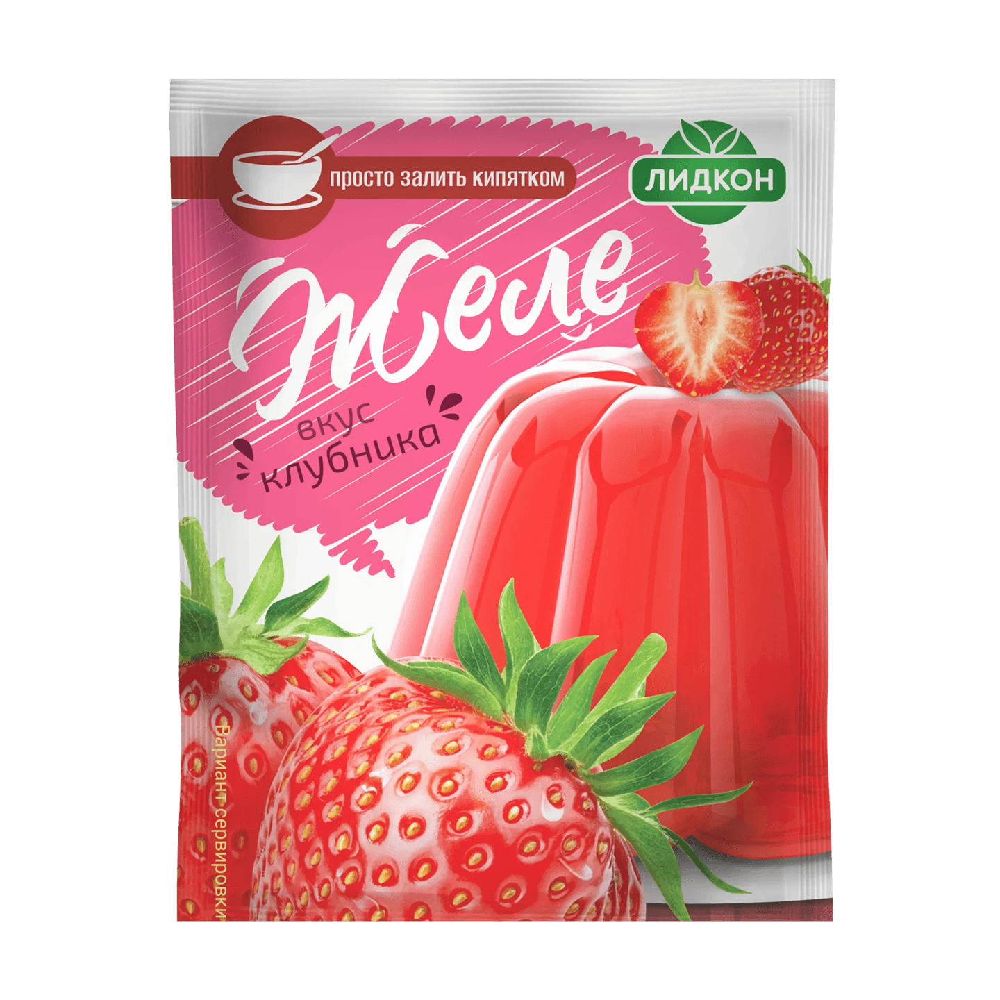 Желе «Лидкон» вкус клубника